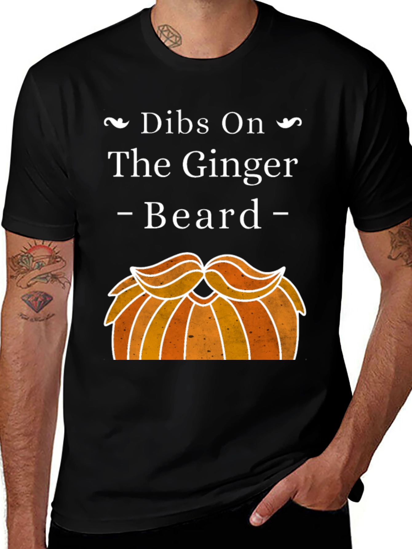 Dibs On The Ginger Beard Funny T-Shirt