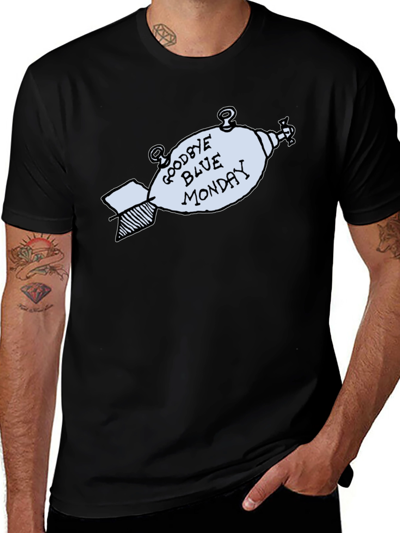 Variant 26 of Goodbye Blue Monday Bomb Graphic T-Shirt