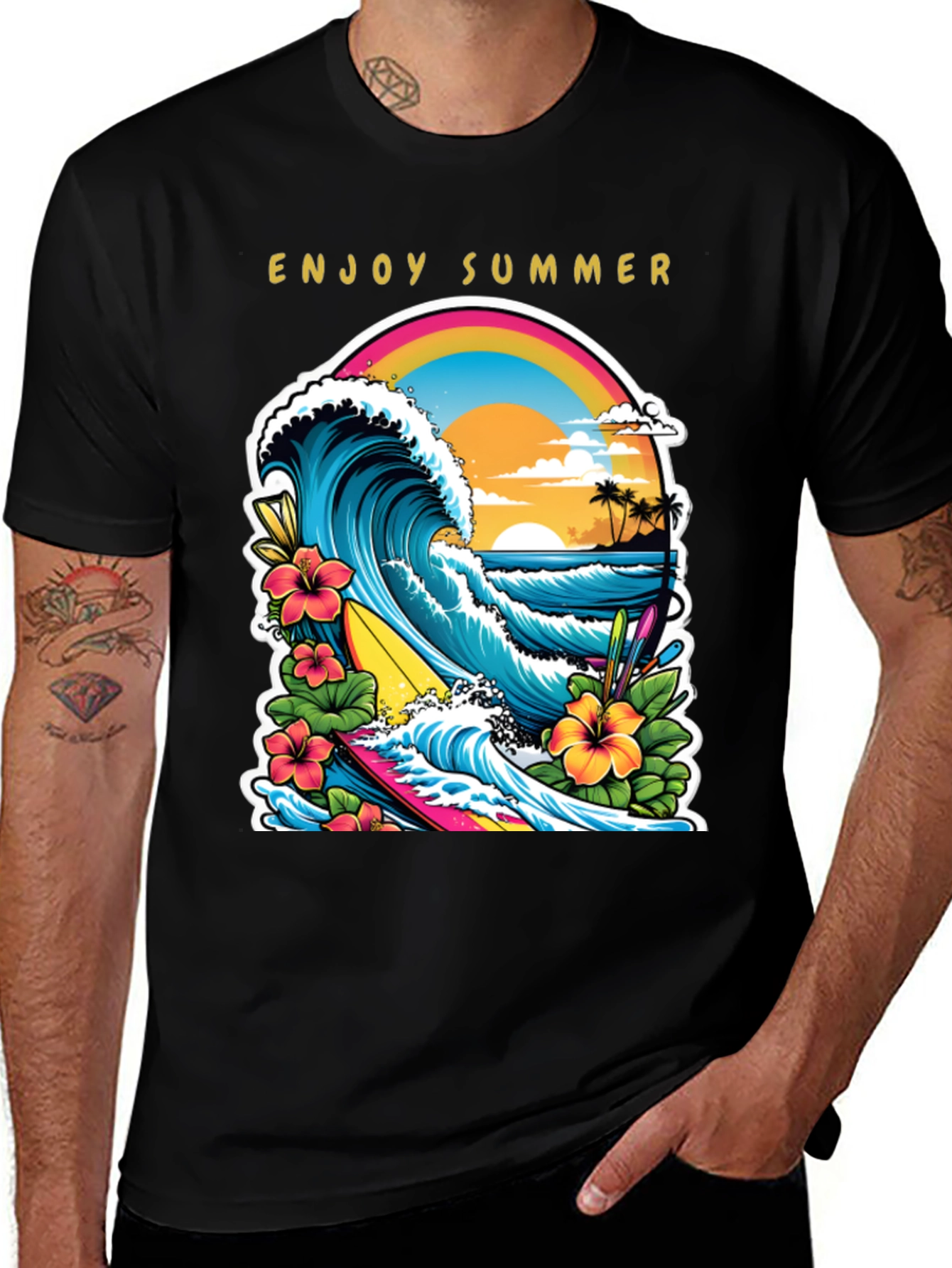 Variant 15 of Enjoy Summer Graphic T-Shirt