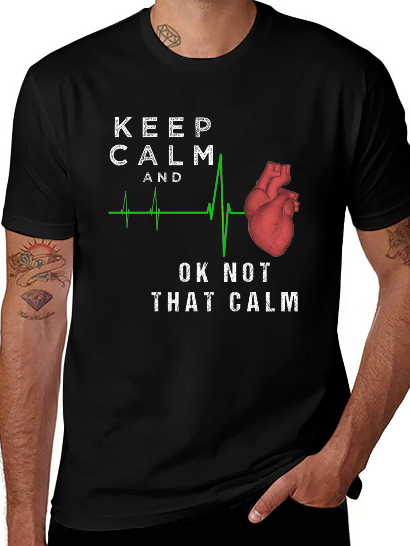 Variant 26 of Keep Calm Heartbeat T-Shirt