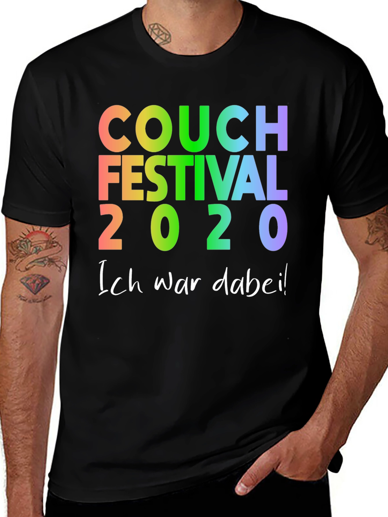 Couch Festival 2020 T-Shirt - Ich War Dabei!