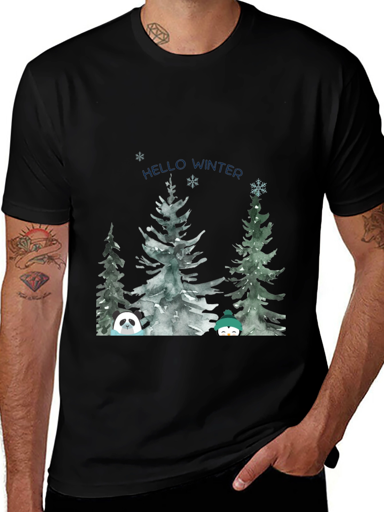 Variant 19 of Hello Winter Graphic Tee