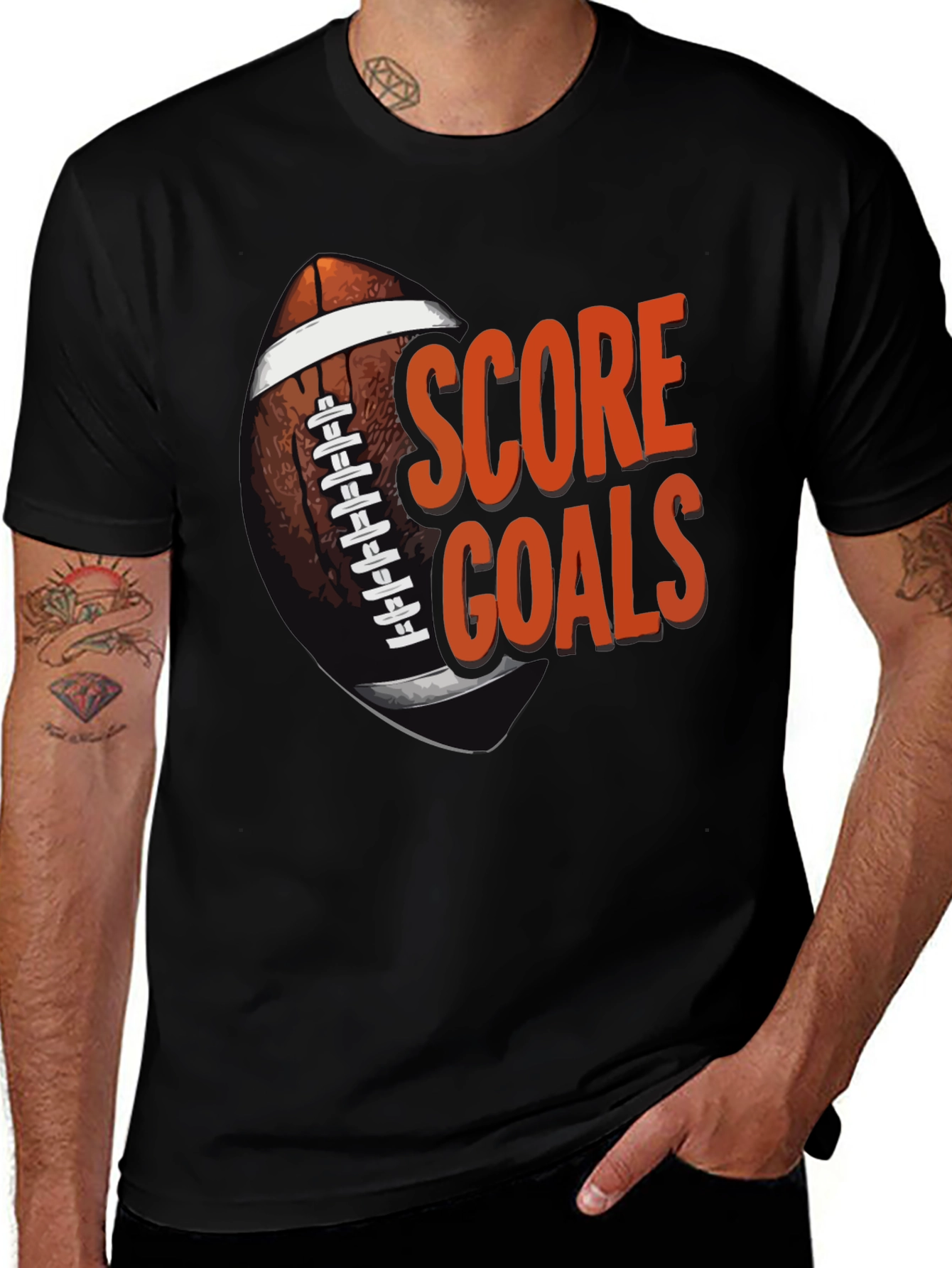 Variant 17 of Score Goals Football T-Shirt