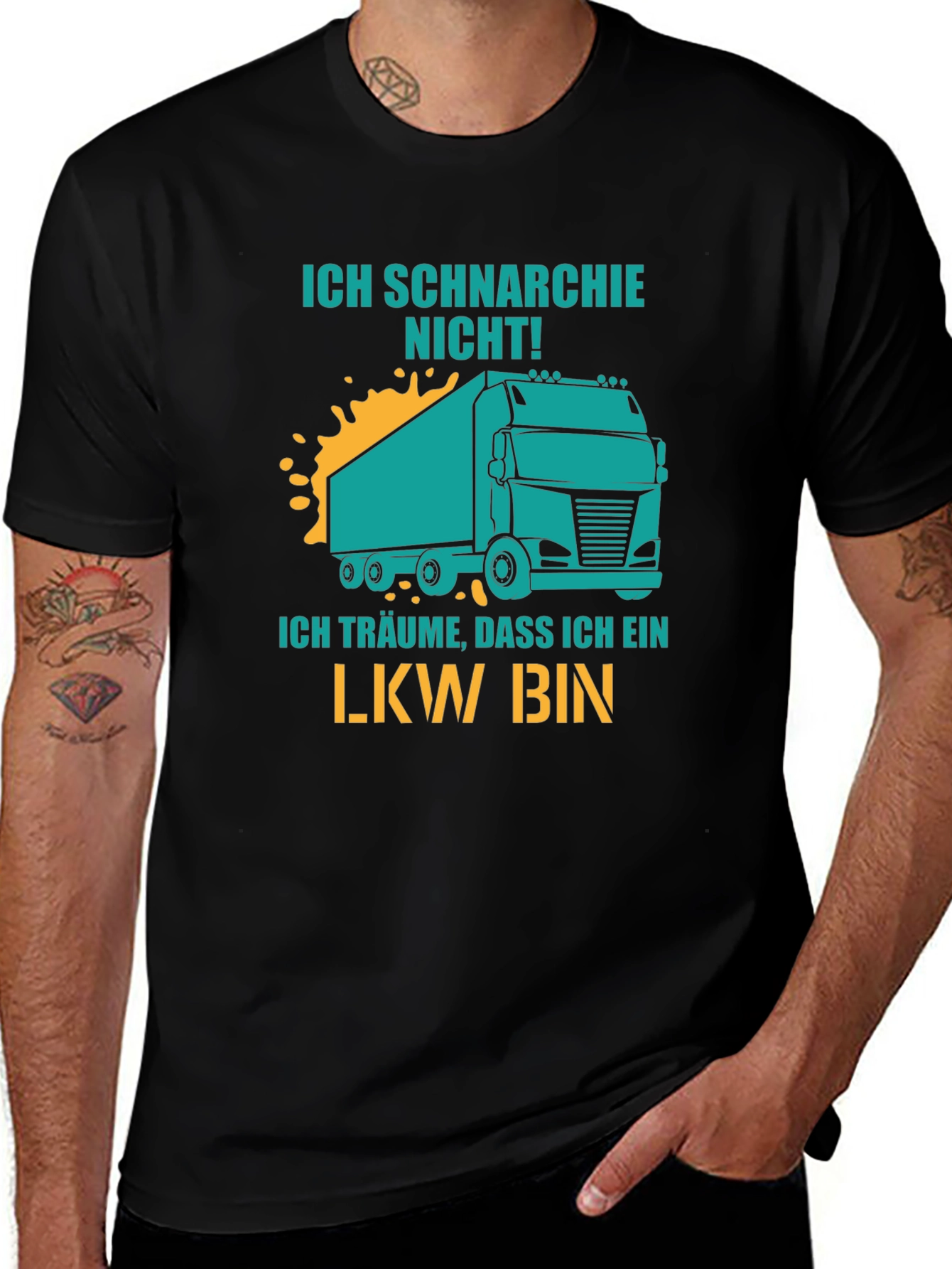 Variant 14 of Ich Schnarchie Nicht! Trucker T-Shirt