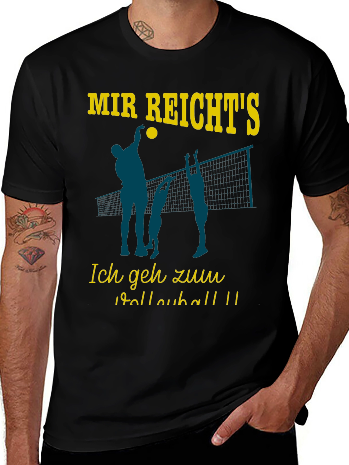 Variant 11 of Mir Reicht's Volleyball T-Shirt
