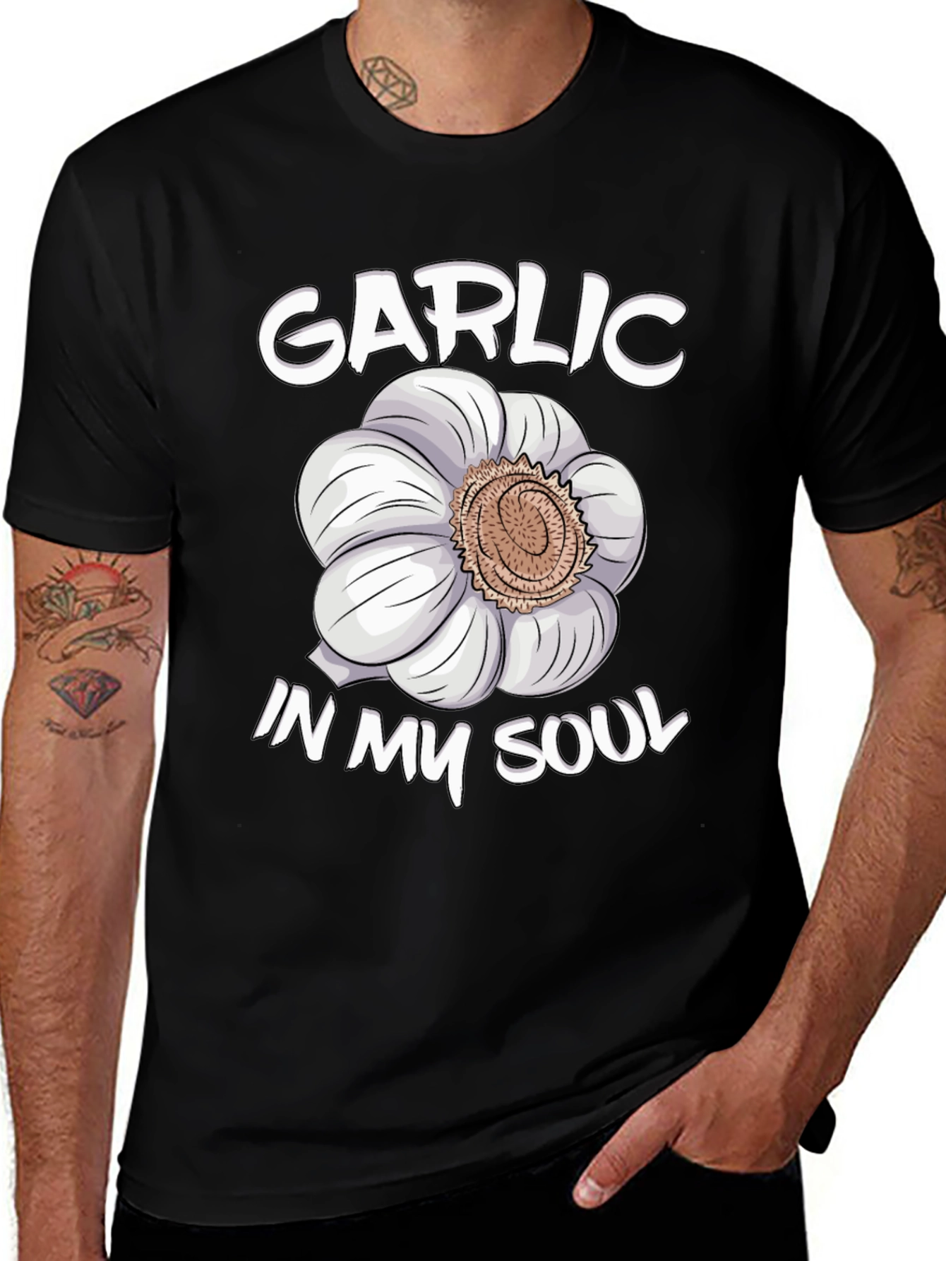 Variant 10 of Garlic In My Soul Graphic Tee