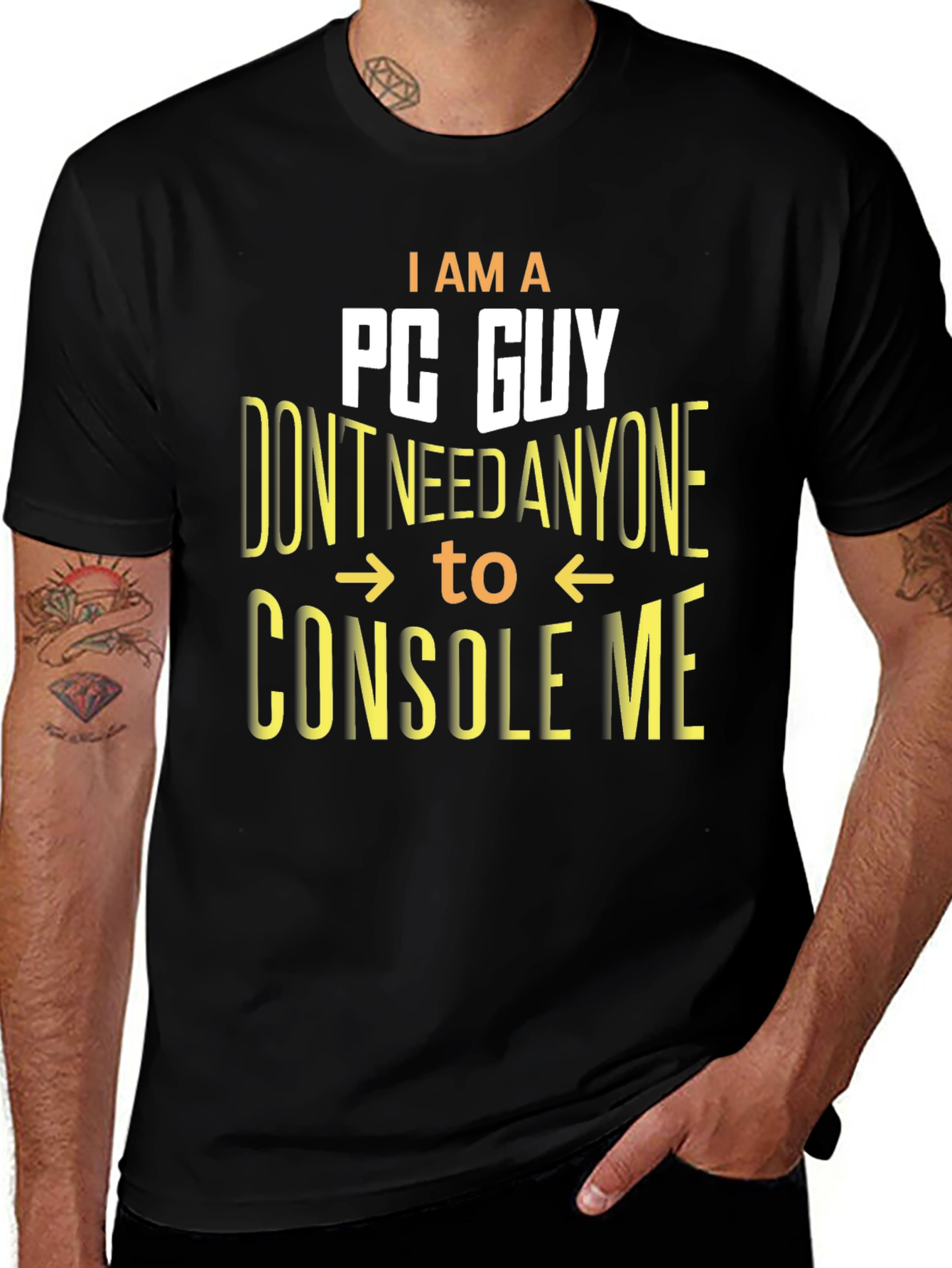 I Am A PC Guy Funny Gamer T-Shirt