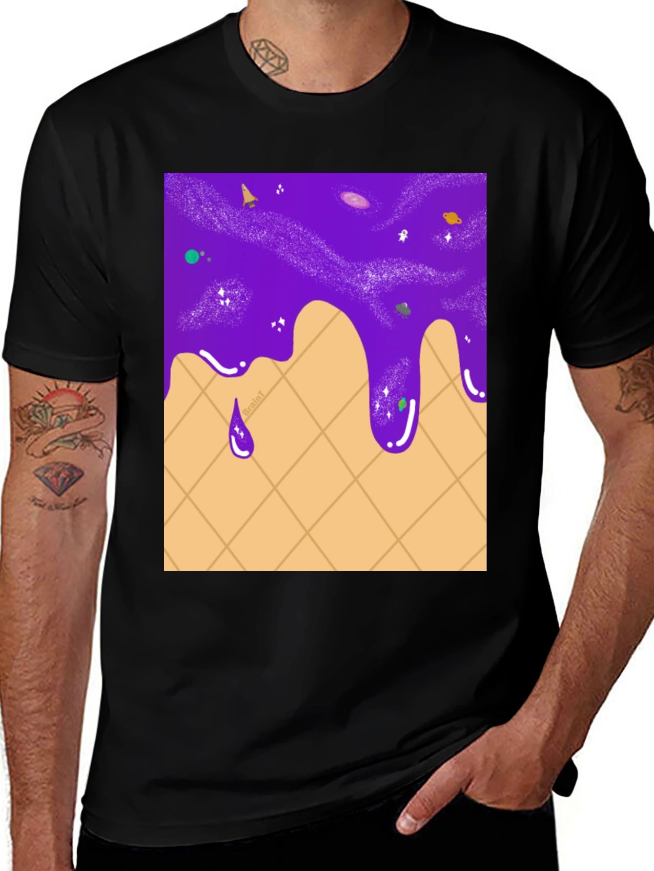 Galaxy Ice Cream T-Shirt