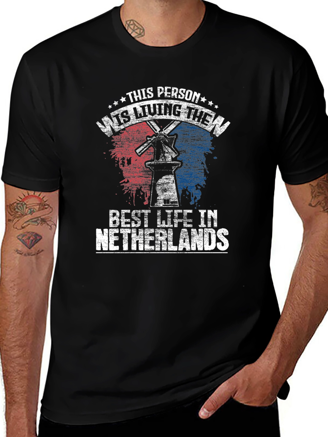 Living the Best Life in Netherlands T-Shirt