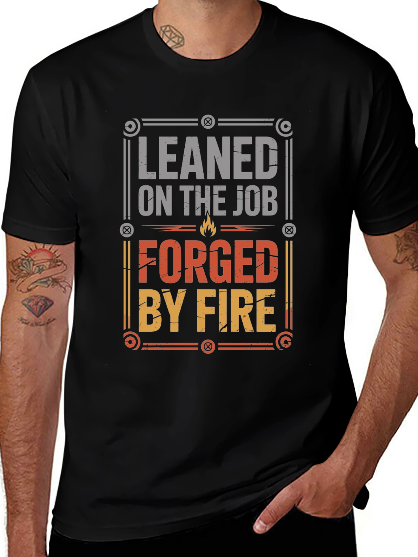 Forged By Fire Black Graphic Tee