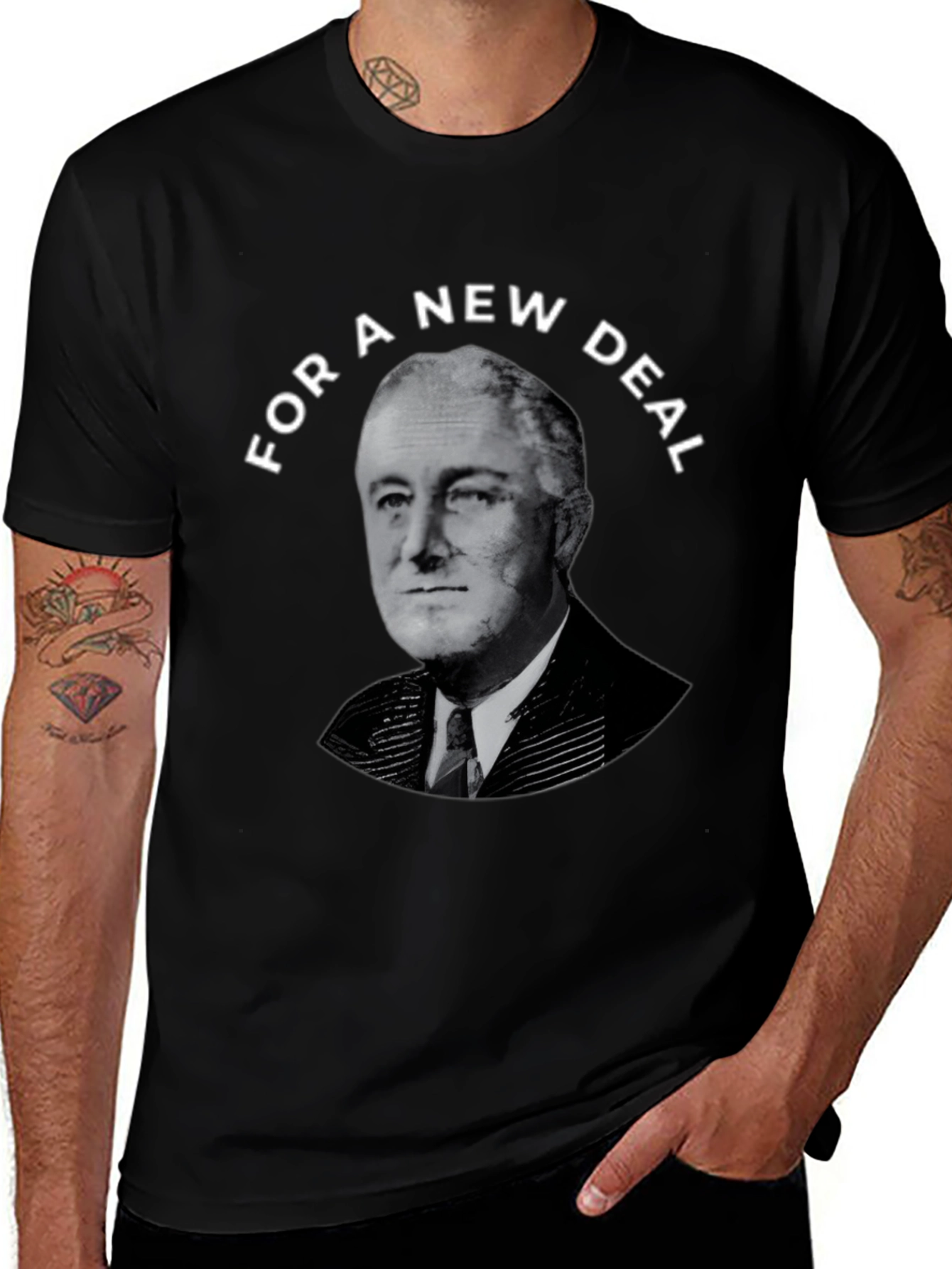 FDR New Deal T-Shirt - Political Statement Tee