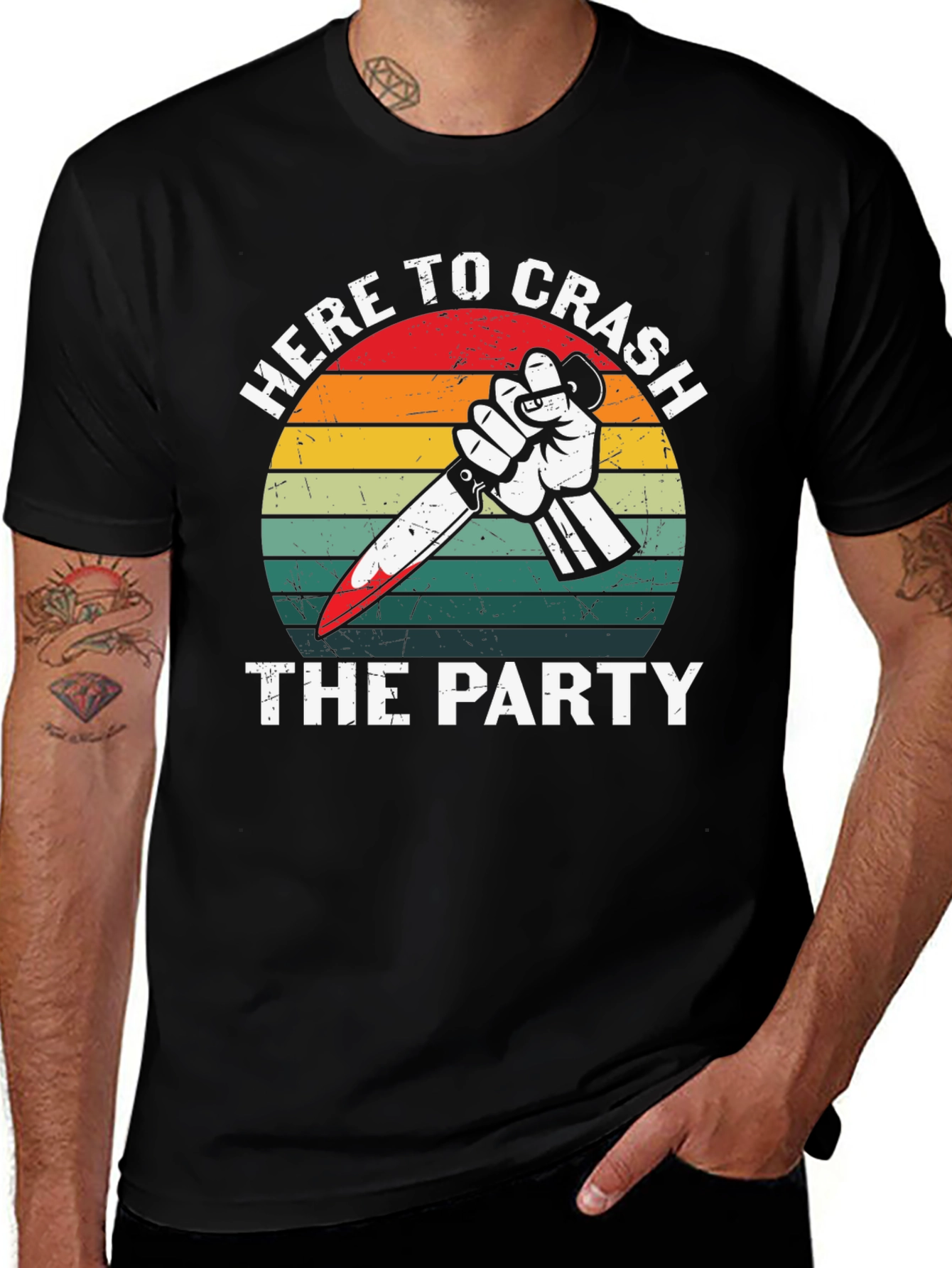 Variant 16 of Here To Crash The Party Graphic T-Shirt