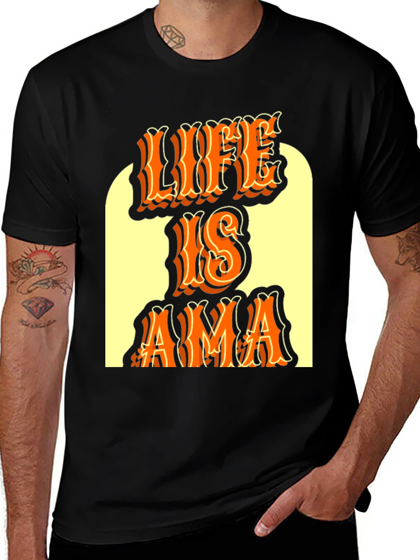 Retro Life is AMA Graphic Tee