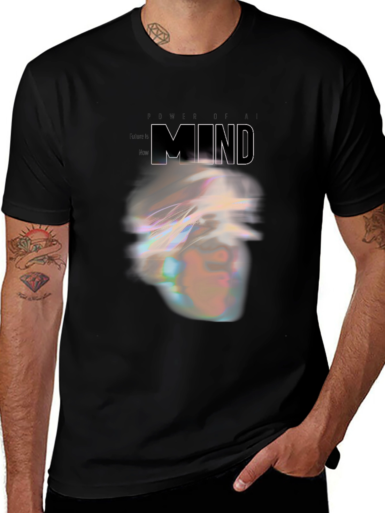 Variant 18 of Power of AI Mind T-Shirt - Modern Graphic Tee