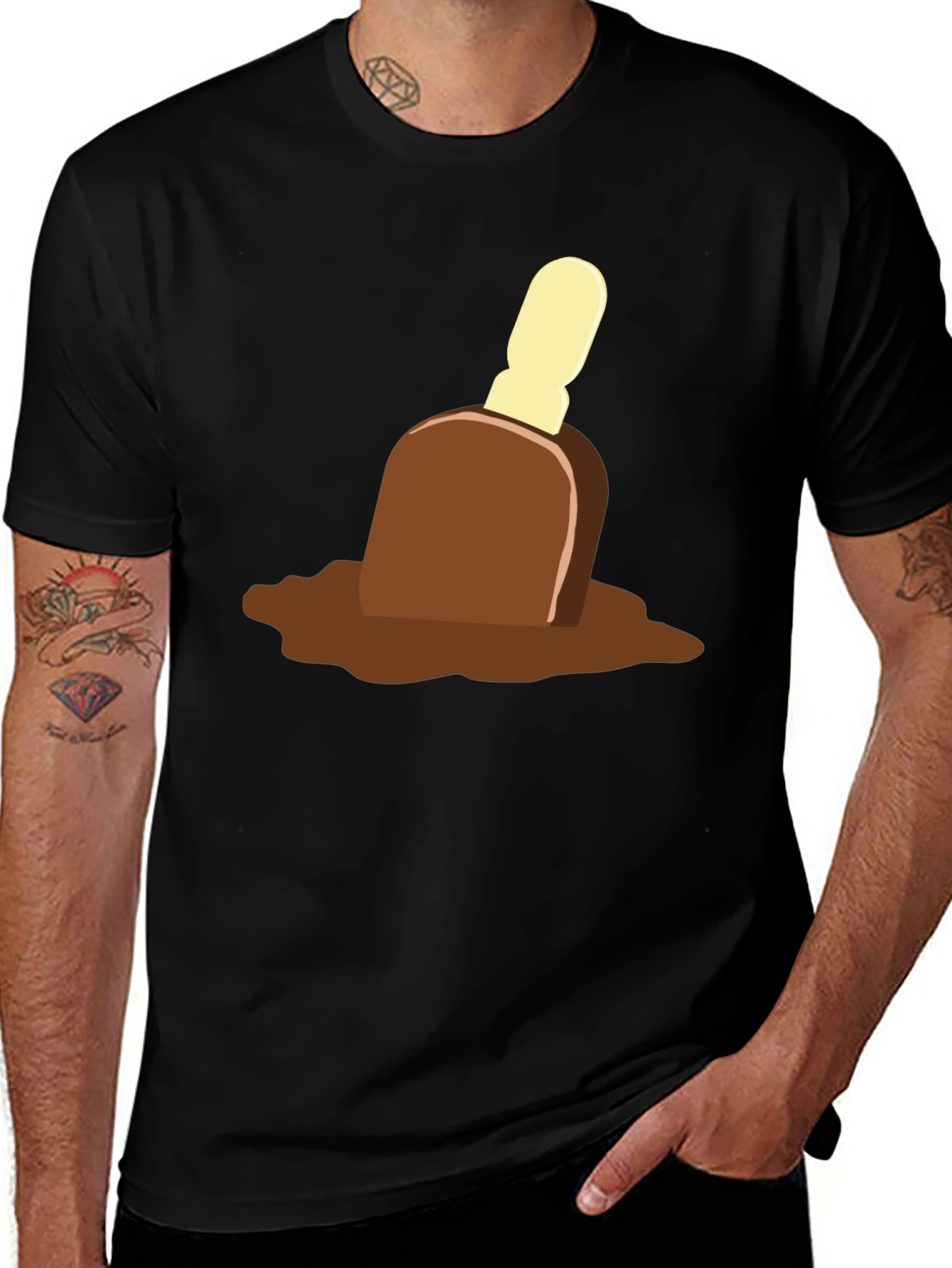 Variant 21 of Chocolate Ice Cream T-Shirt