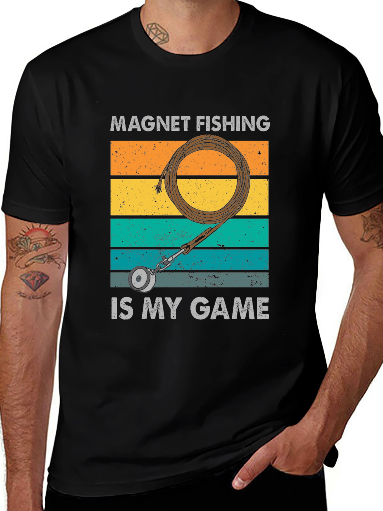 Variant 16 of Magnet Fishing Is My Game Graphic Tee
