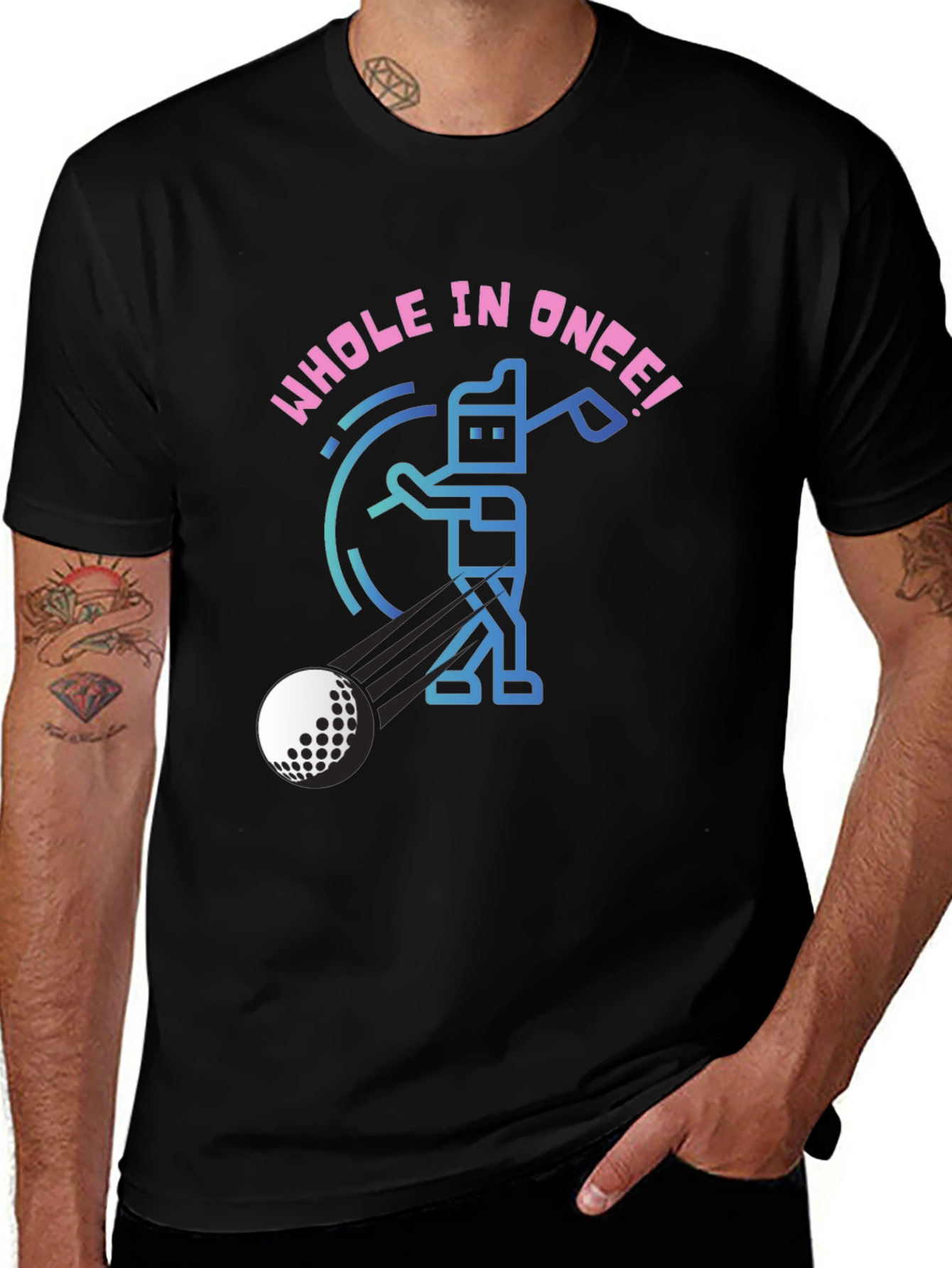 Variant 13 of Hole In One! Golf T-Shirt - Fun Golfing Apparel