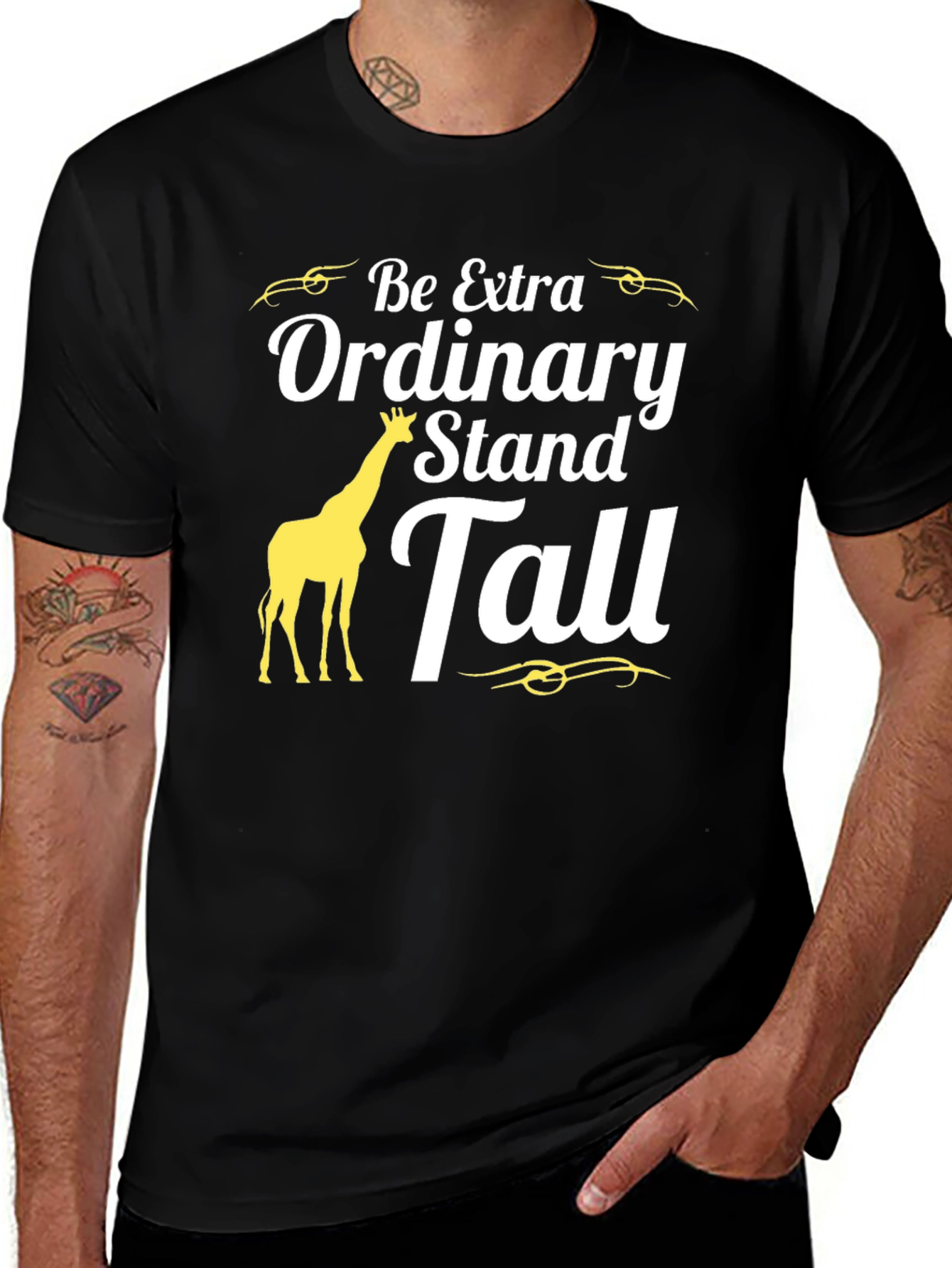 Variant 28 of Be Extra Ordinary Stand Tall Graphic Tee