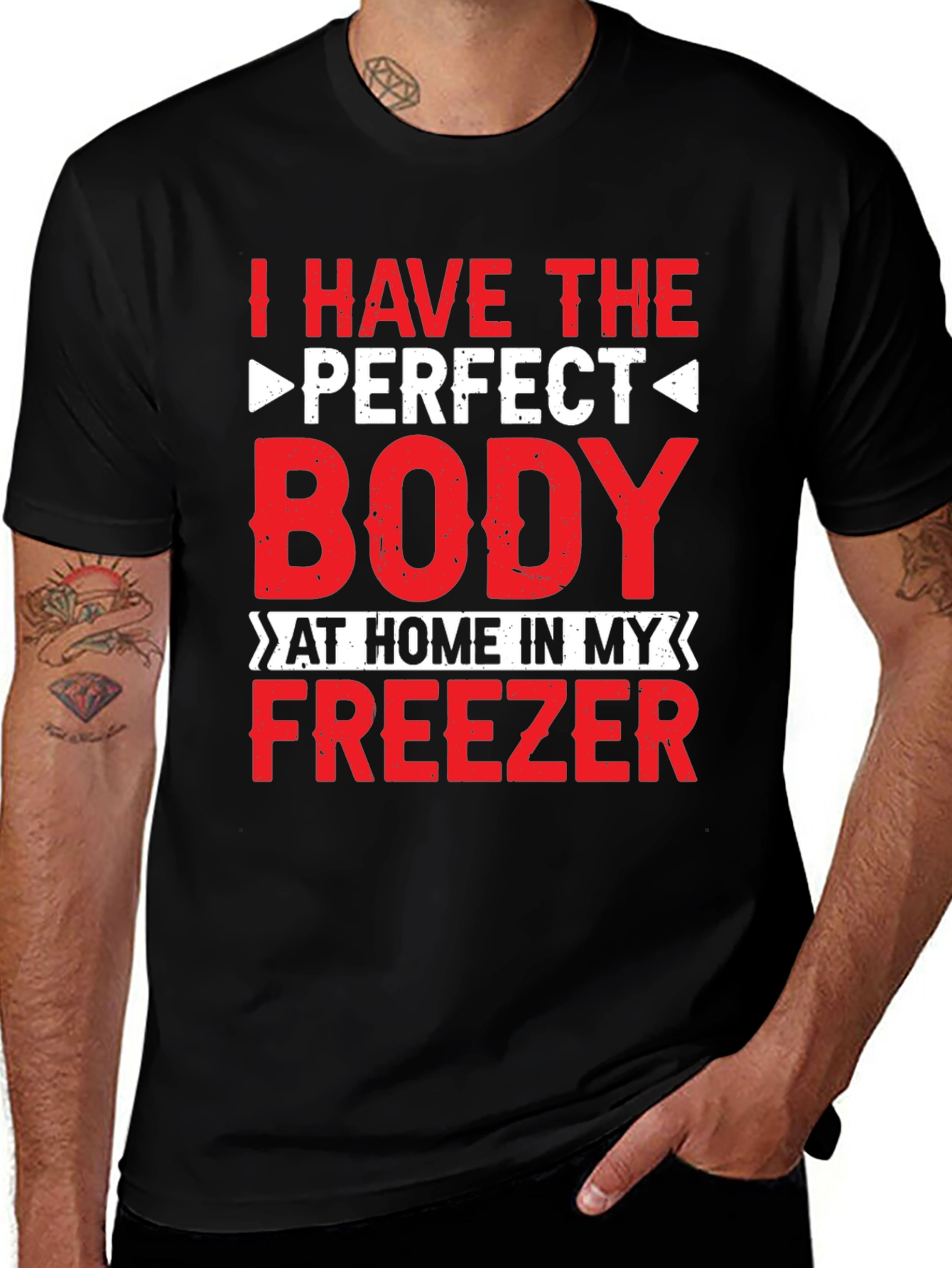 Variant 15 of Funny Freezer Body T-Shirt