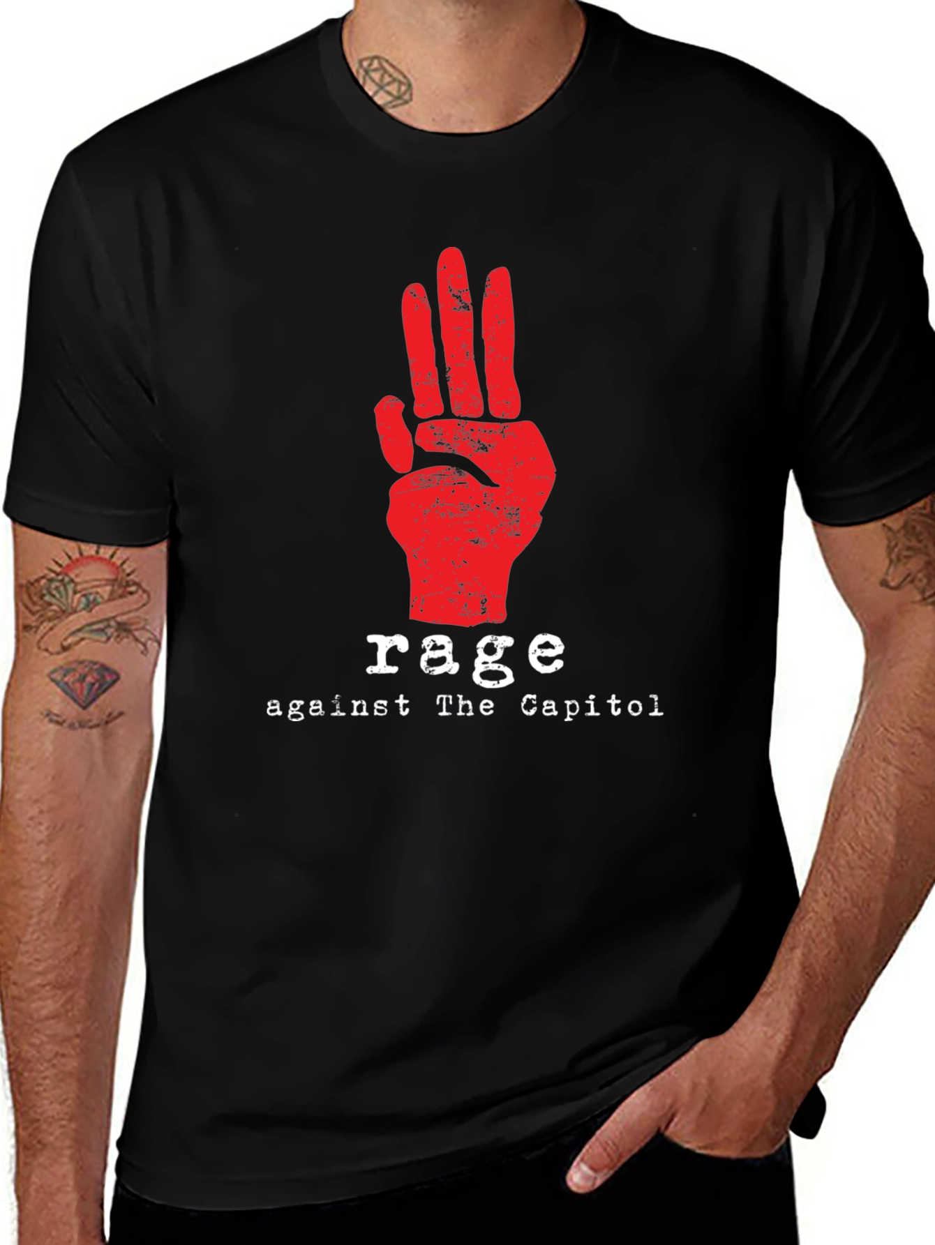 Variant 25 of Rage Against The Capitol Graphic T-Shirt