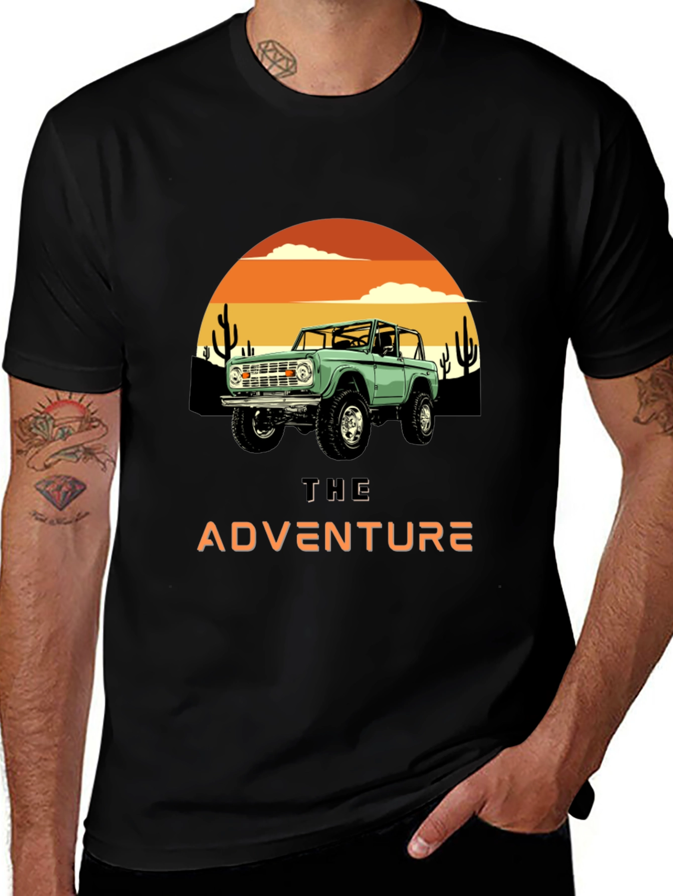 Vintage Bronco Adventure Graphic Tee