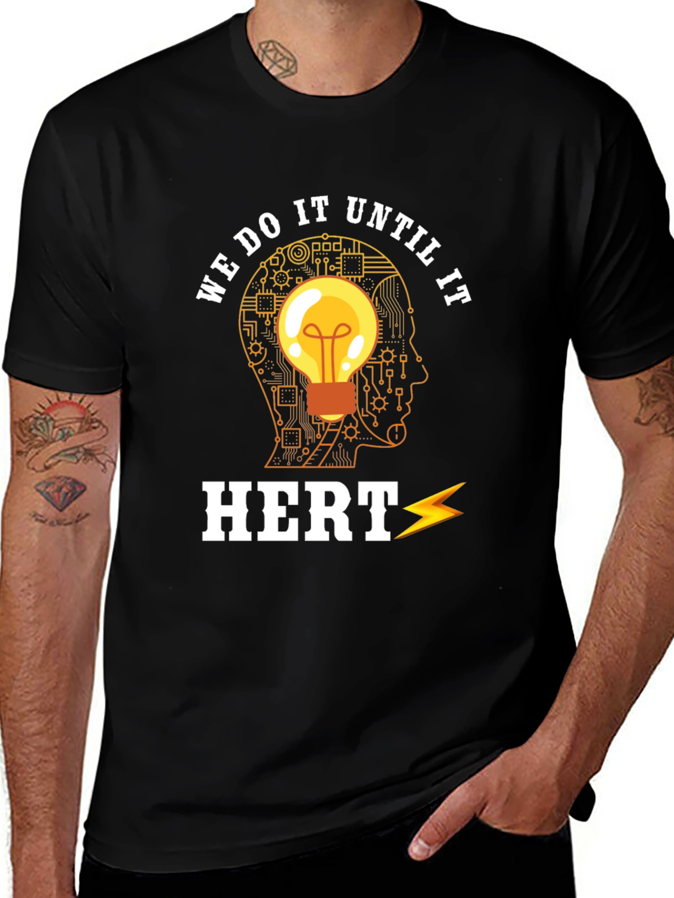 Variant 5 of Hertz Engineer T-Shirt: We Do It Until It Hertz