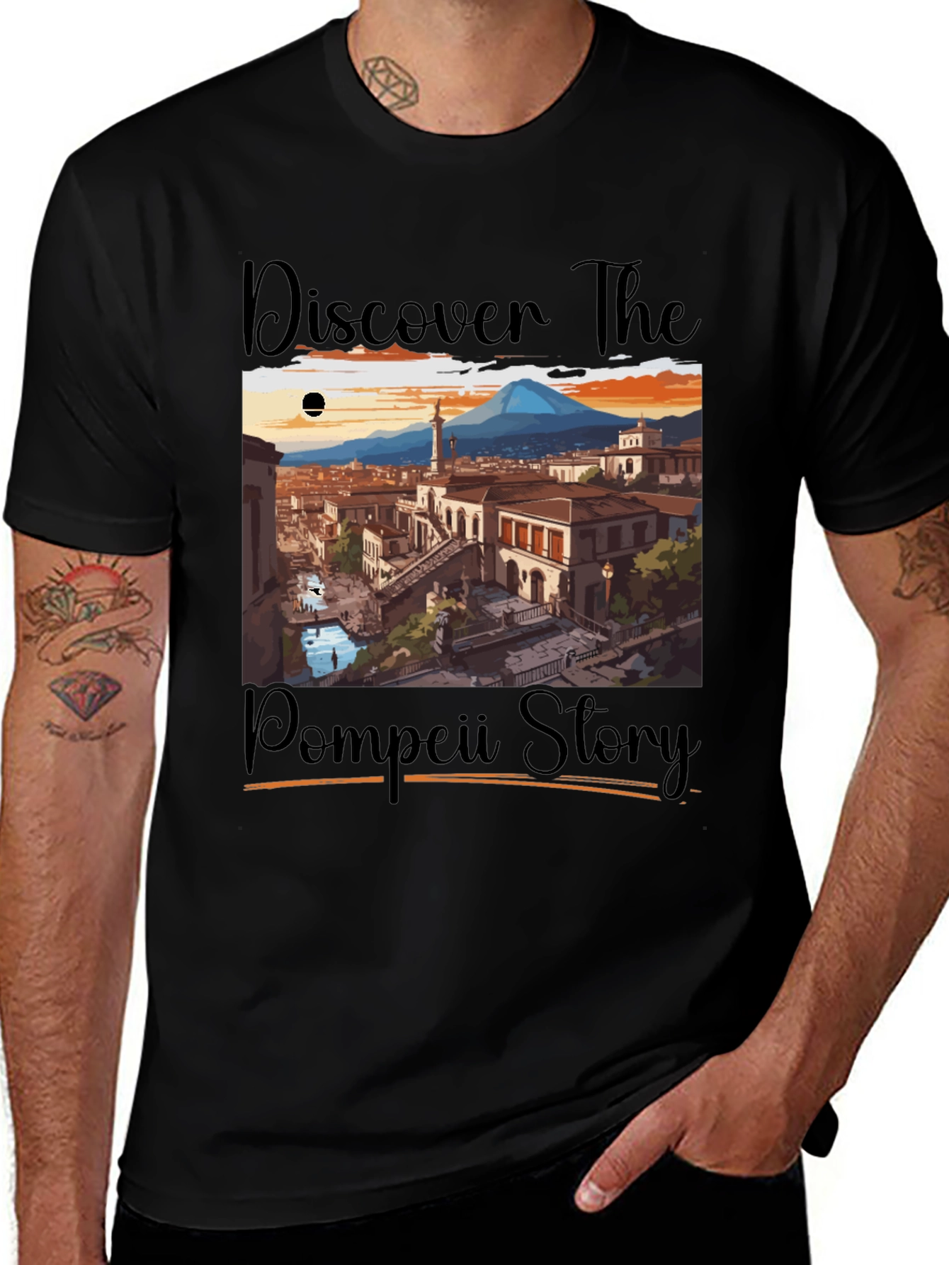 Variant 8 of Pompeii Story Graphic Tee