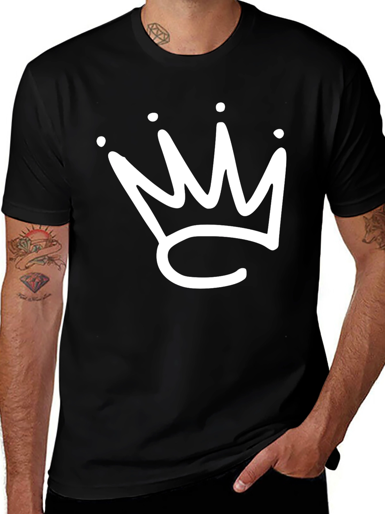 Variant 9 of Crown Graphic T-Shirt - Menswear