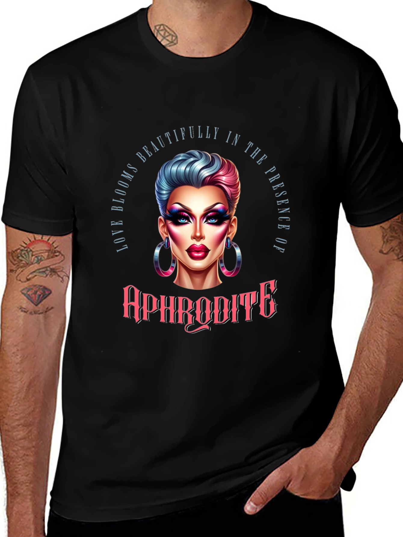 Variant 25 of Aphrodite Drag Queen Graphic T-Shirt