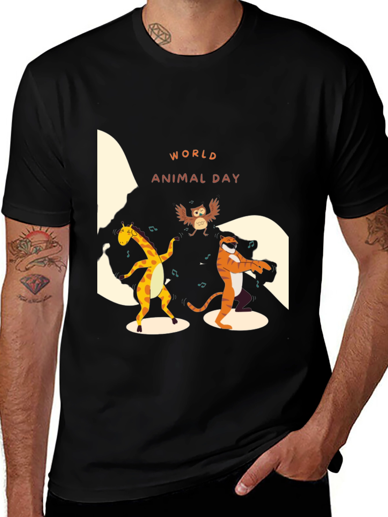 Variant 27 of World Animal Day Graphic T-Shirt