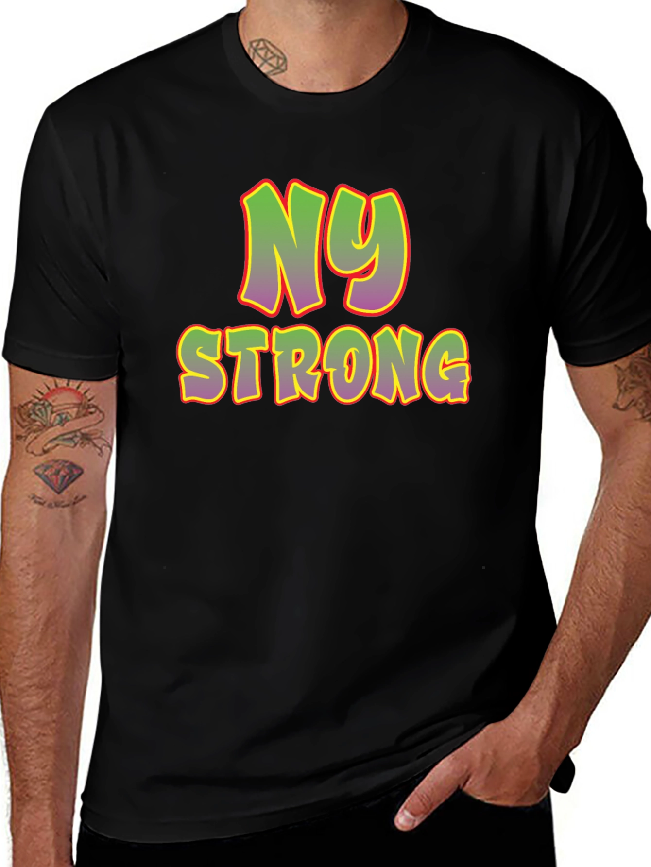 NY Strong Graphic T-Shirt