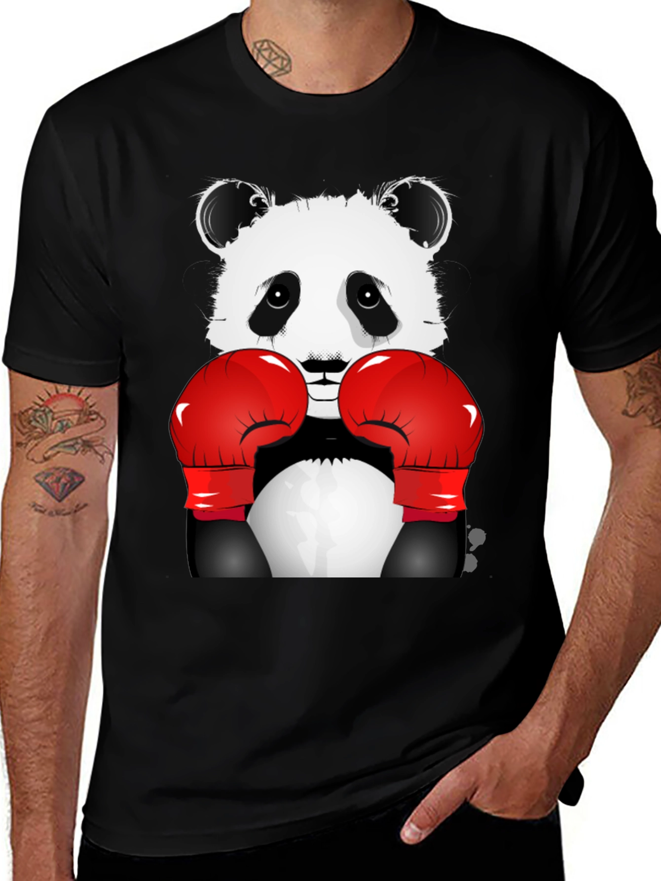 Variant 15 of Panda Boxer Graphic T-Shirt