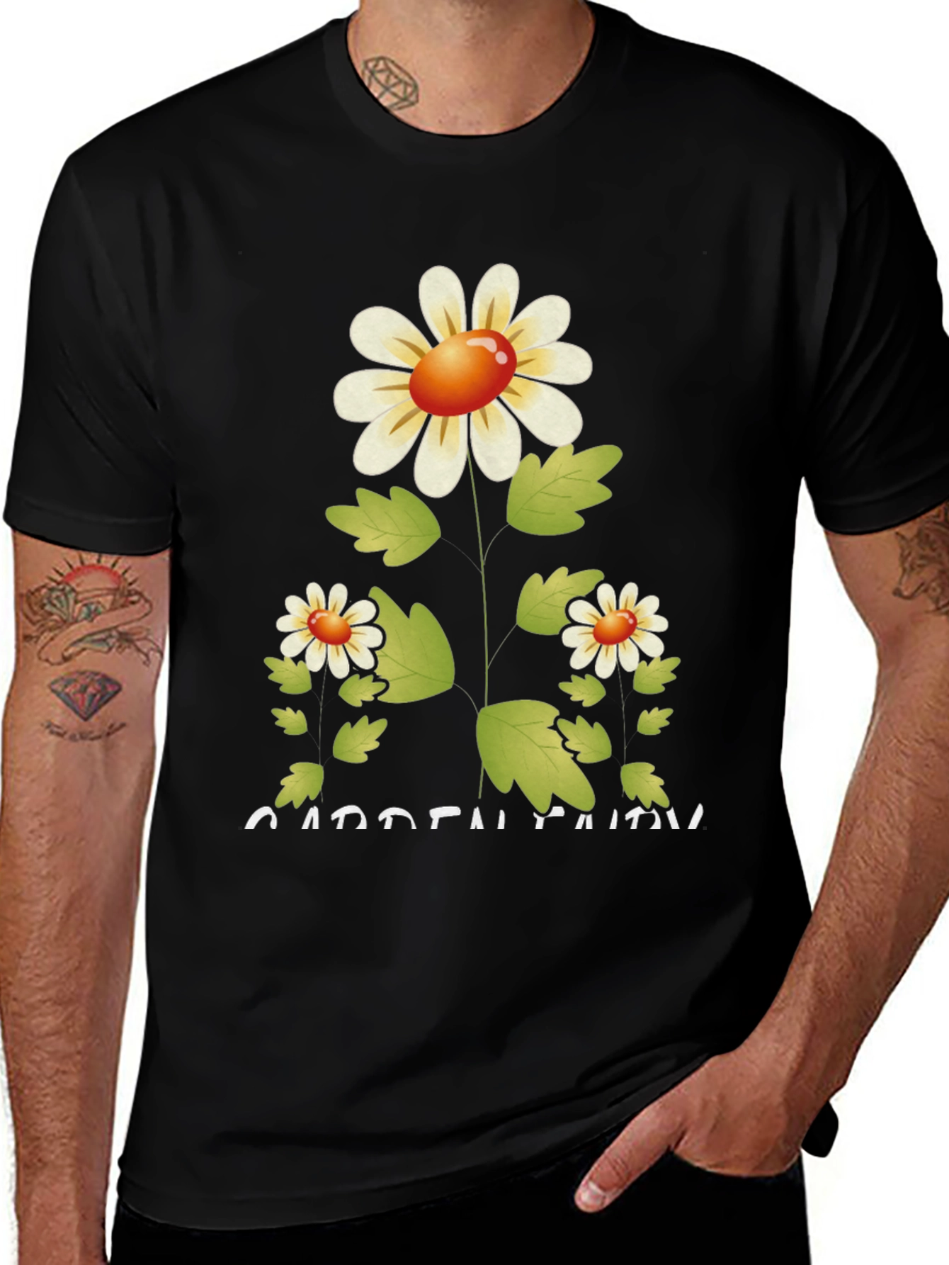 Floral Garden Fairy Graphic T-Shirt