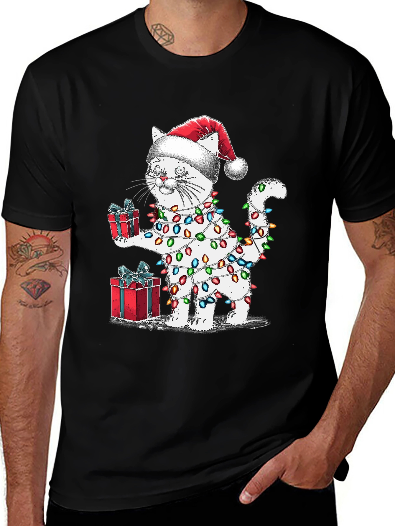 Christmas Cat T-Shirt