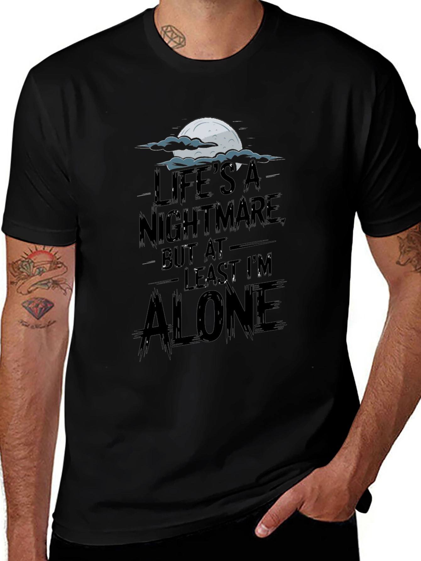 Variant 6 of Life's a Nightmare T-Shirt
