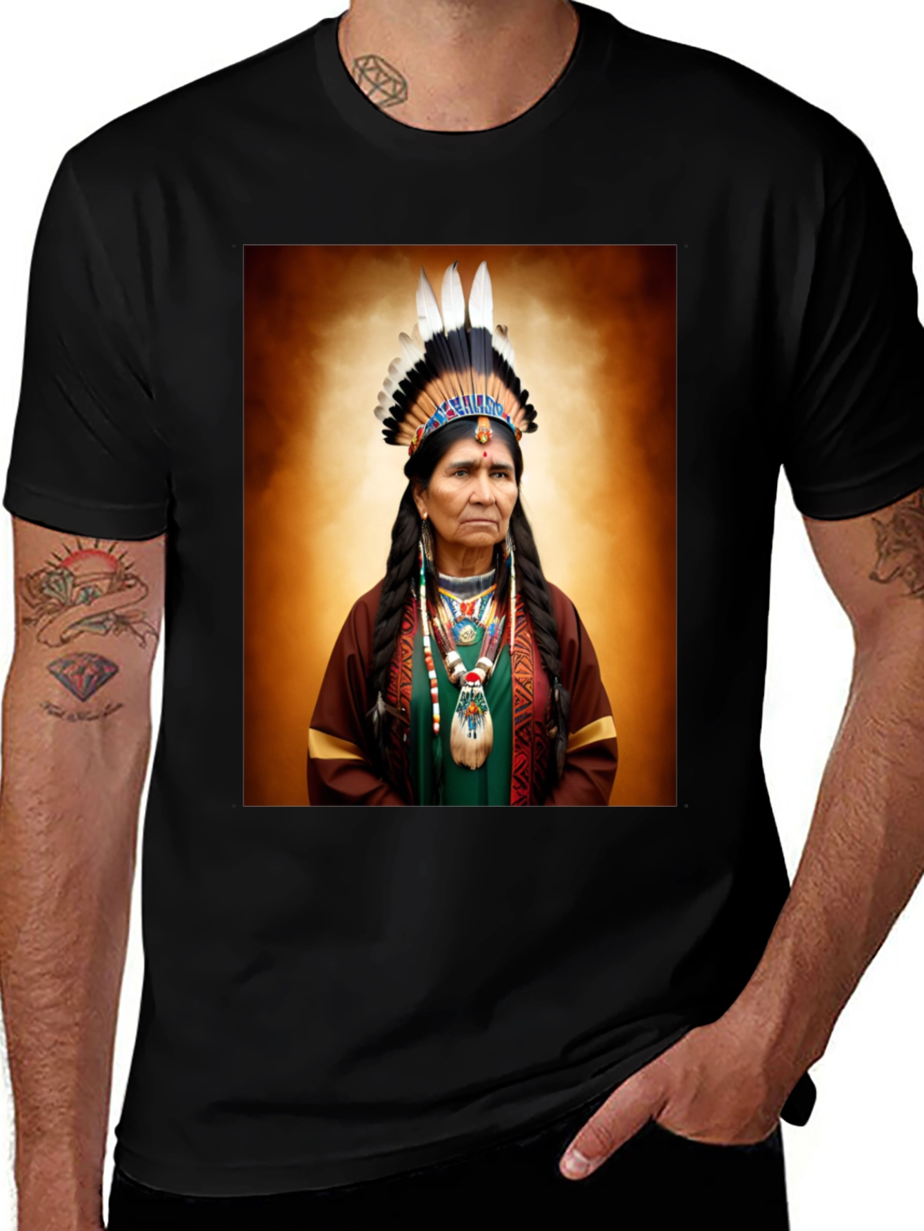 Native American Headdress T-Shirt