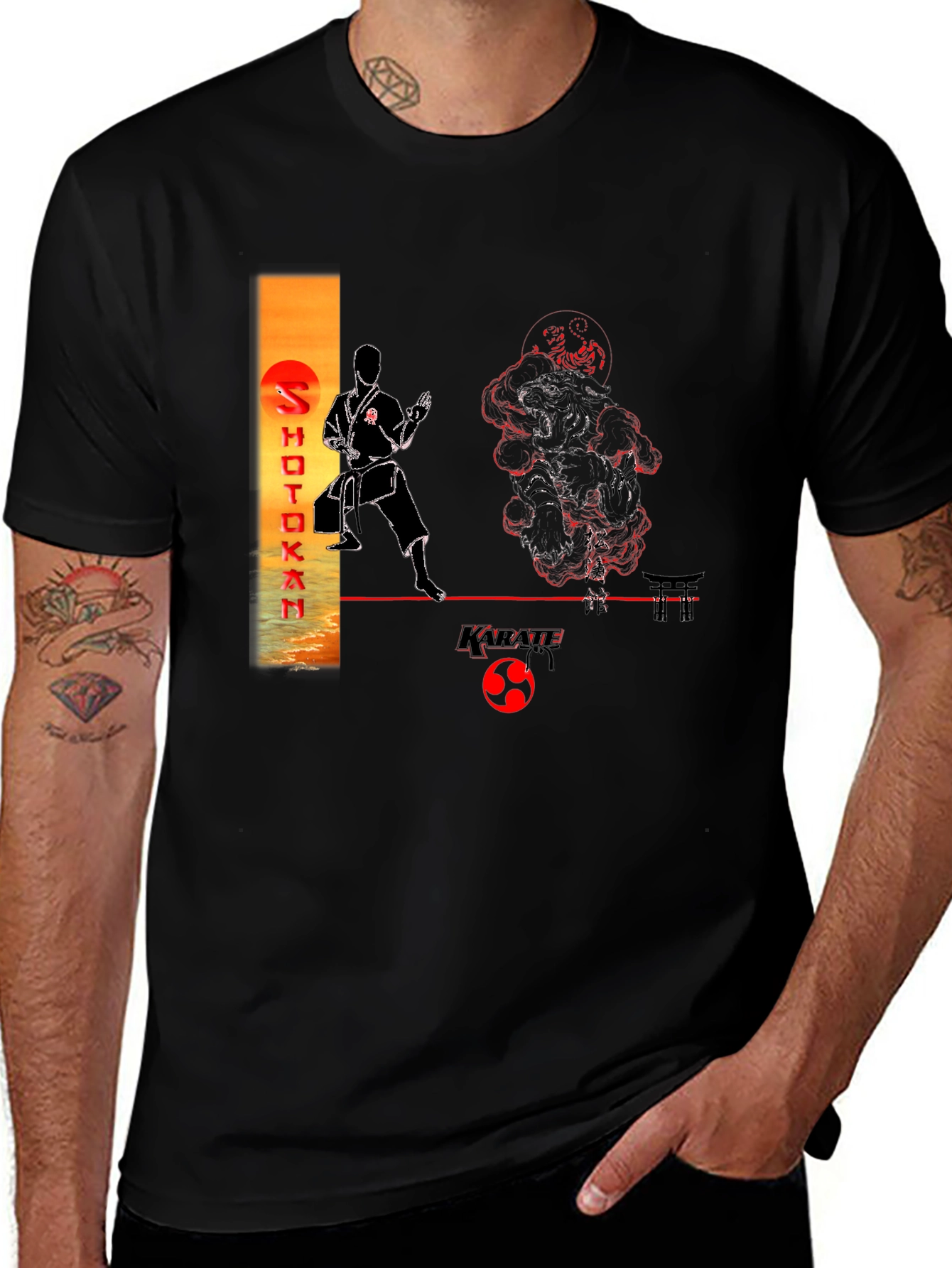 Variant 3 of Karate Shotokan T-Shirt - Martial Arts Design
