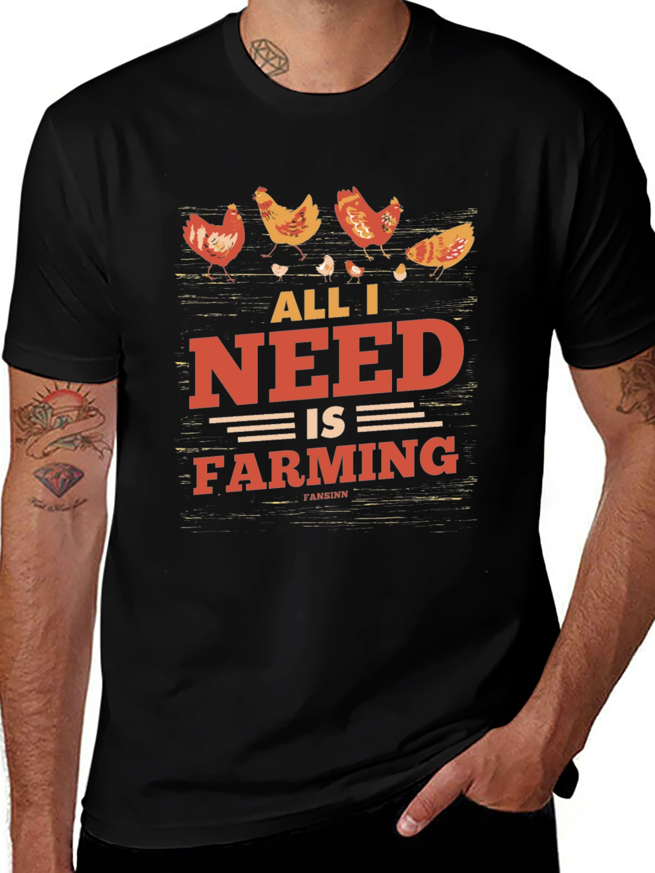 Variant 30 of All I Need Is Farming T-Shirt