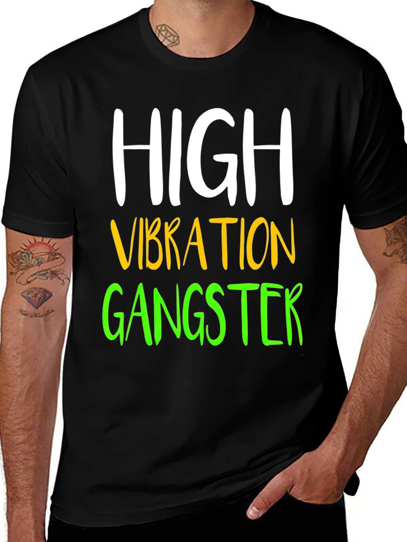 Variant 25 of High Vibration Gangster Graphic Tee