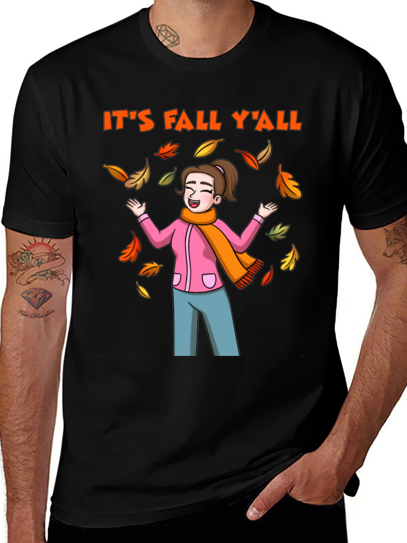 Variant 6 of It's Fall Y'all T-Shirt