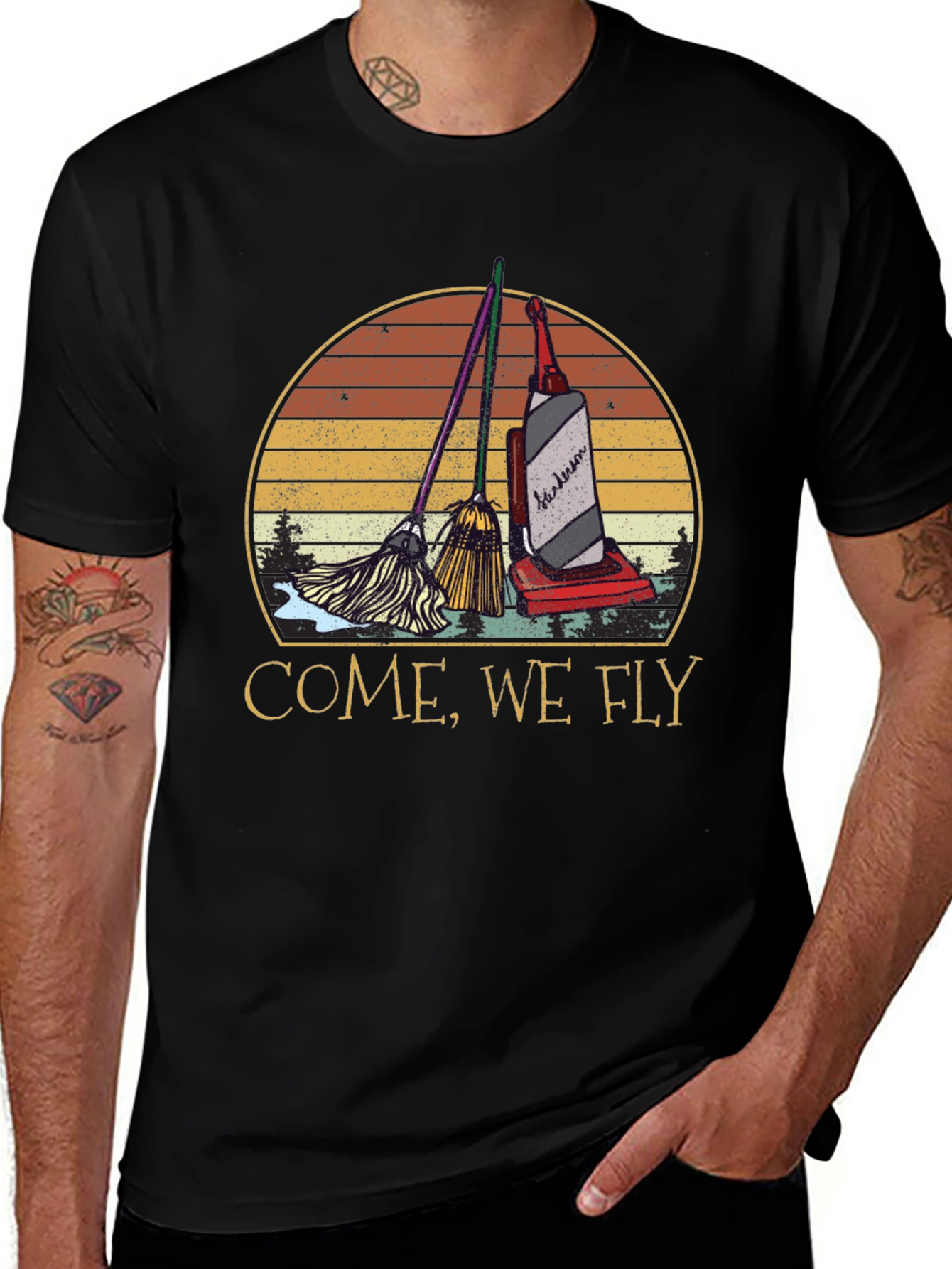 Variant 21 of Come, We Fly Graphic T-Shirt