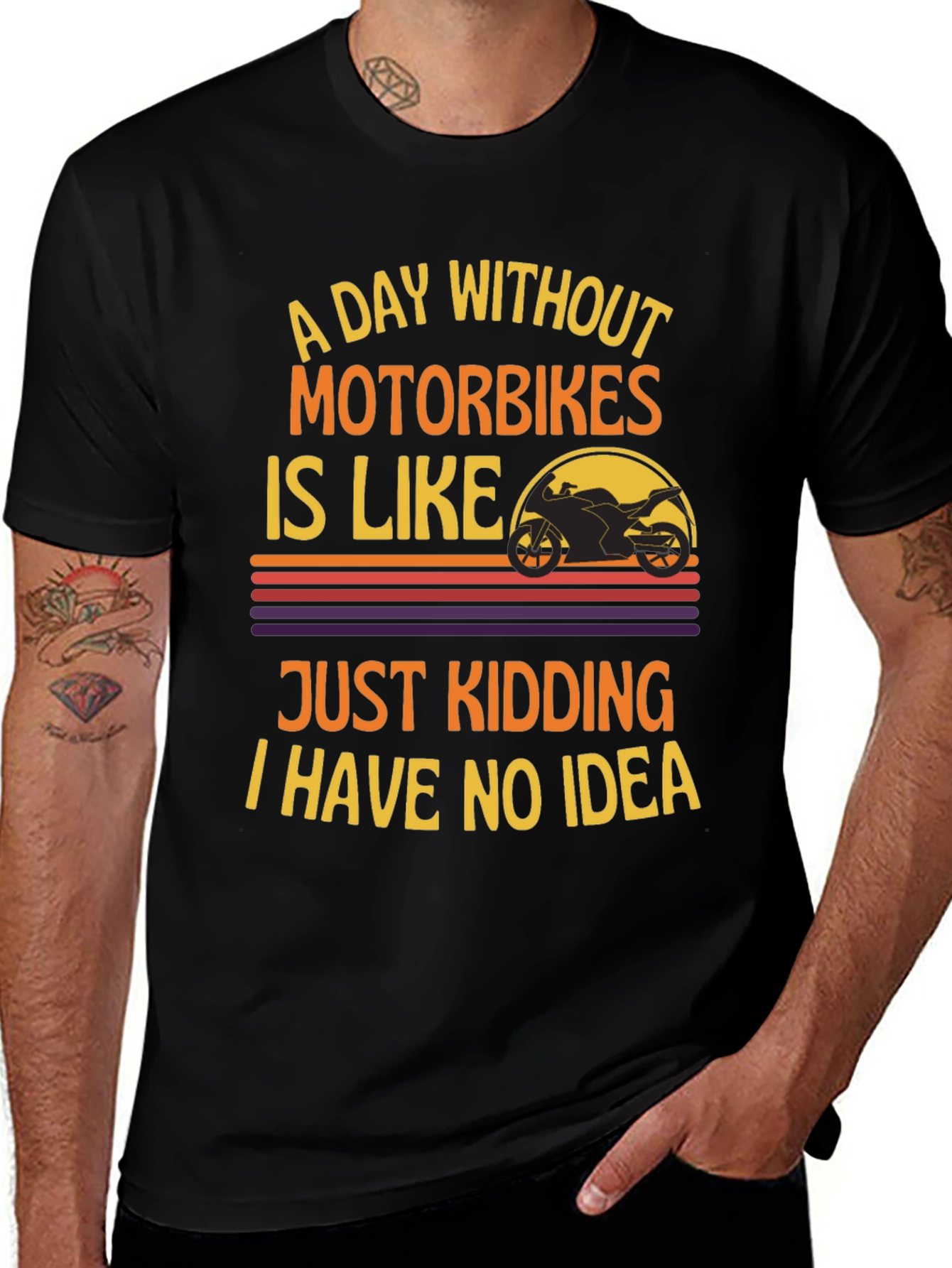 Variant 17 of Motorbike Humor Graphic Tee