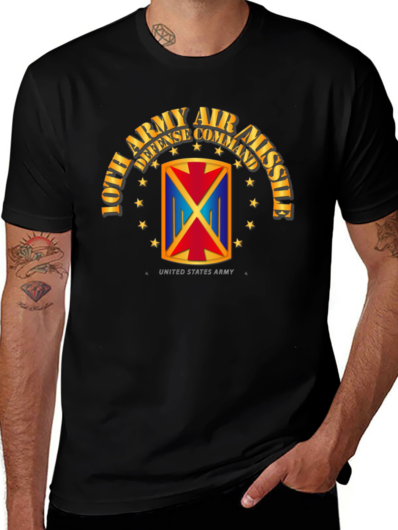 Variant 7 of 10th Army Air Missile Defense Command T-Shirt