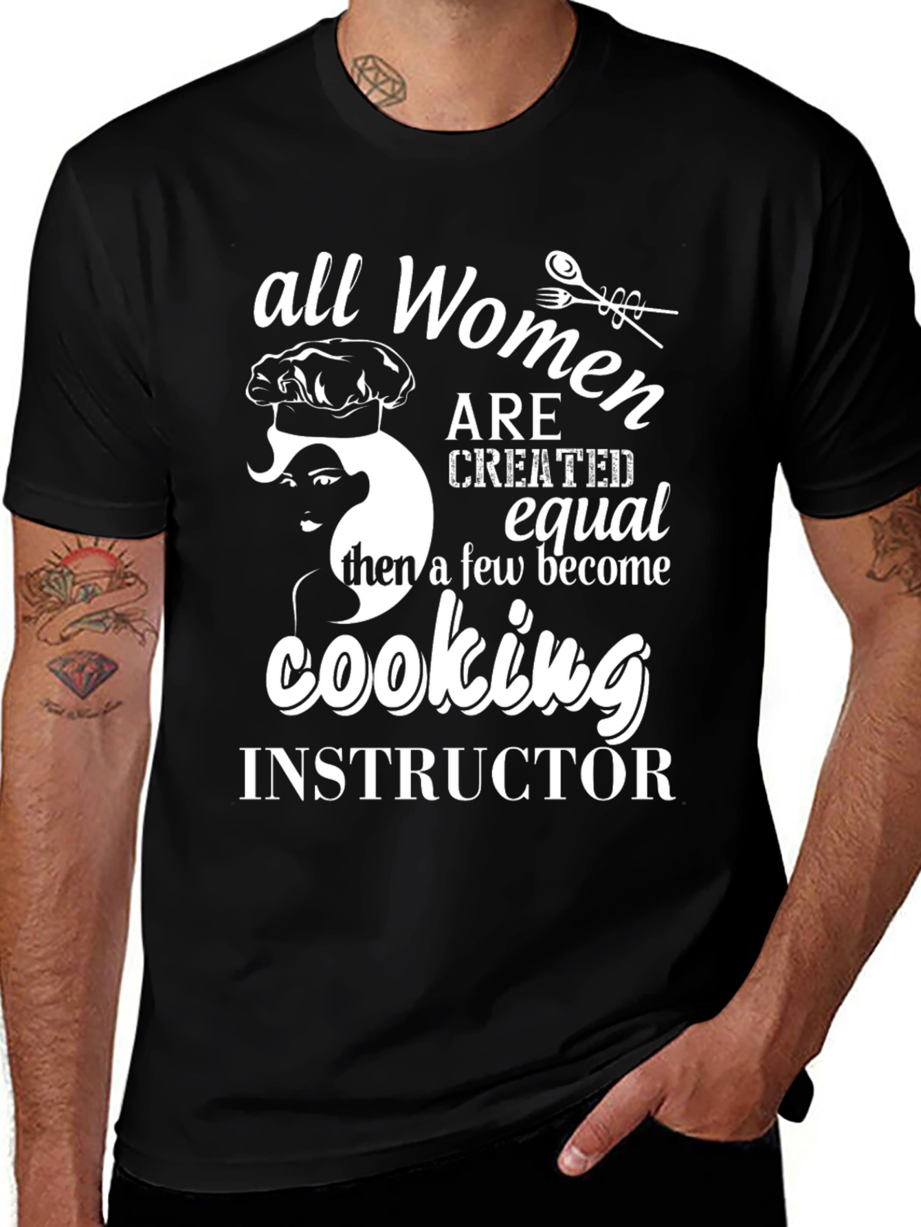 Variant 3 of All Women Cooking Instructor Graphic Tee
