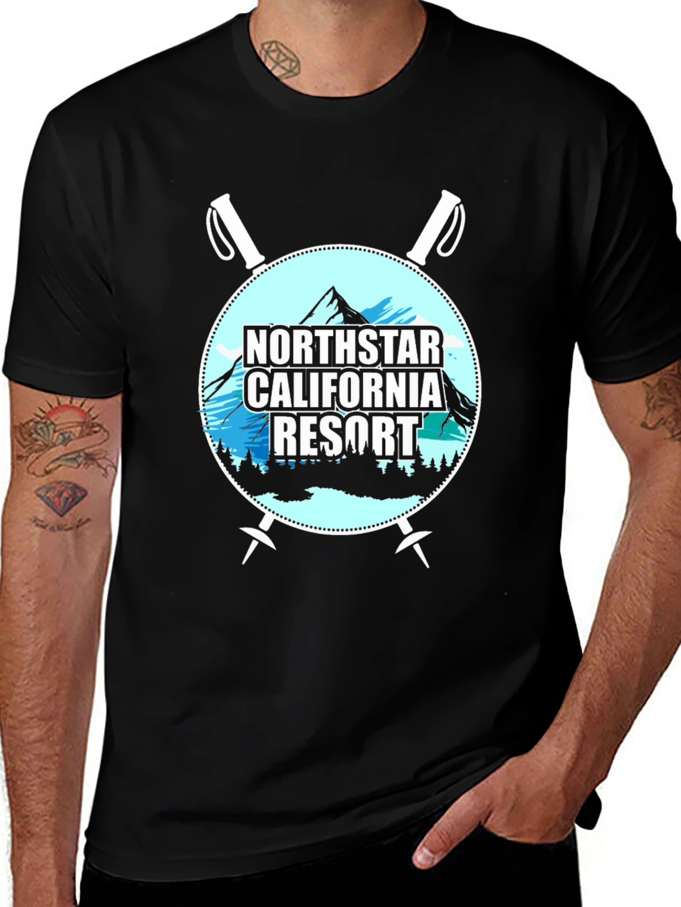 Variant 22 of Northstar California Resort T-Shirt Ski Design