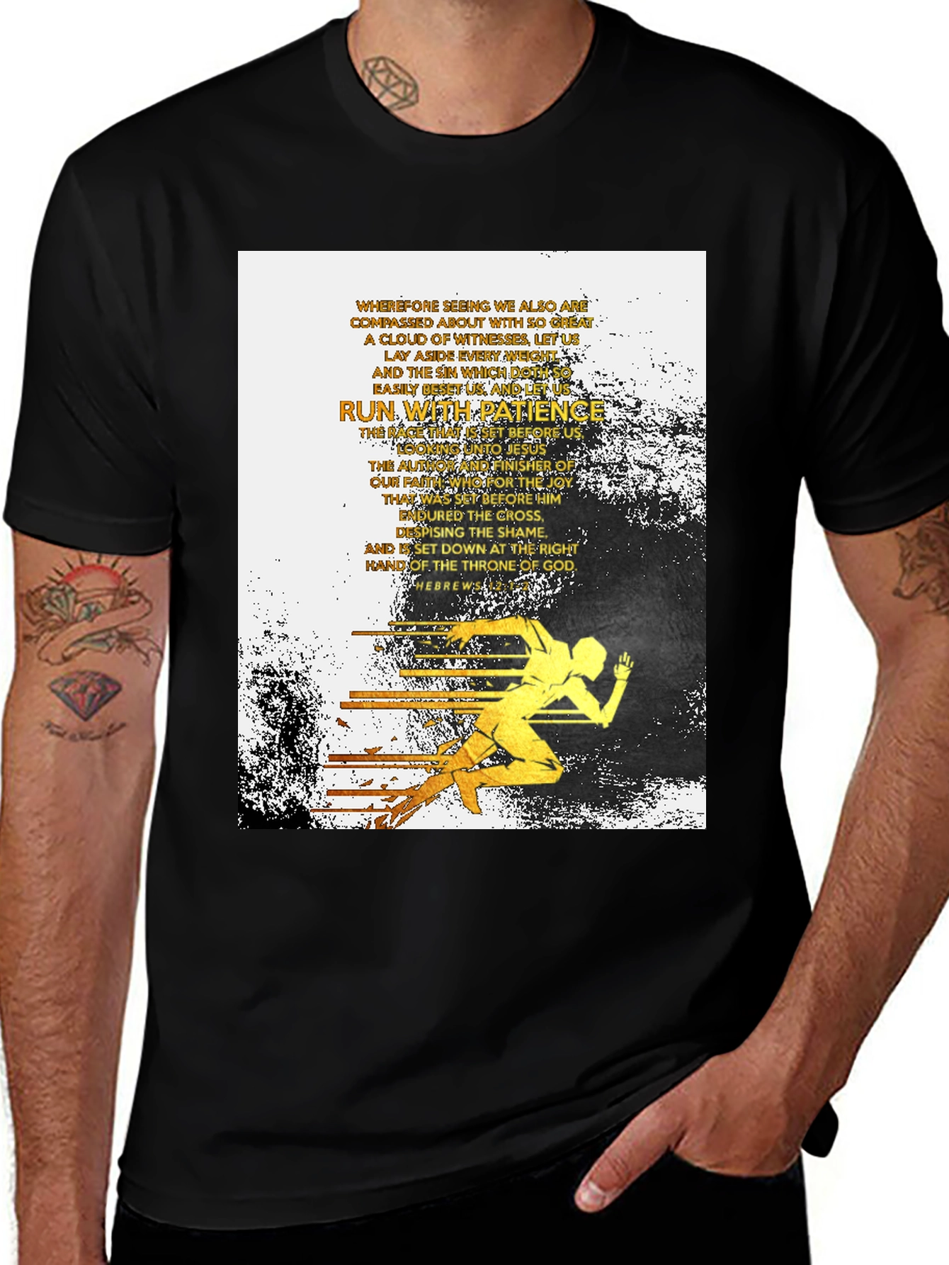 Run With Patience Graphic T-Shirt
