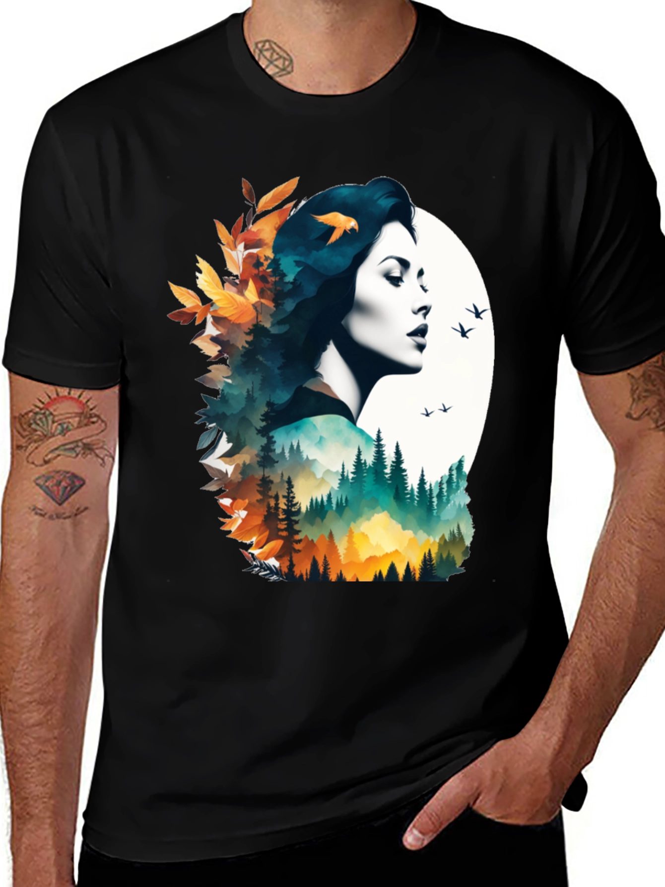 Variant 15 of Nature Woman Graphic Tee - Stylish Comfort