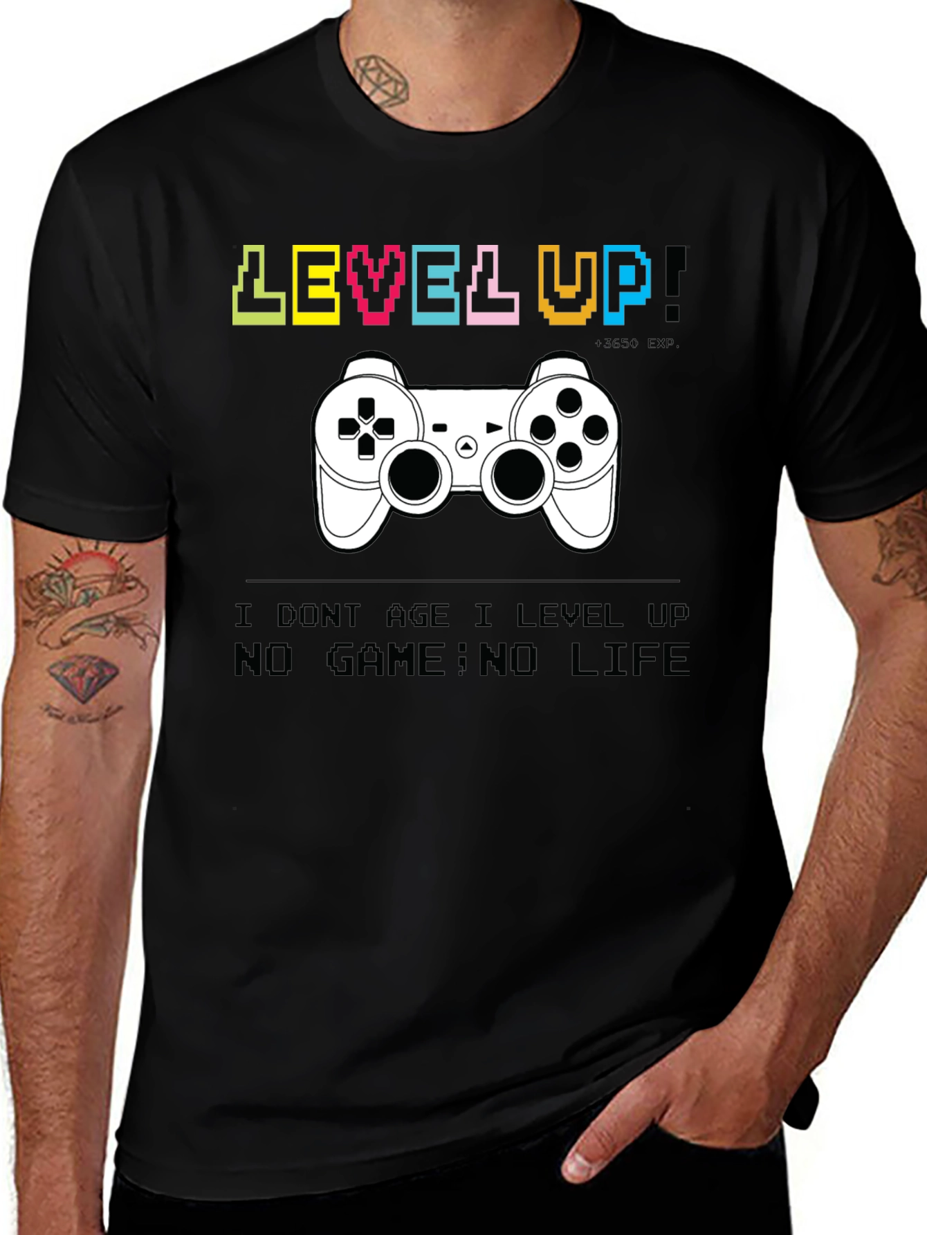 Variant 24 of Level Up Gaming T-Shirt - Gamer Style