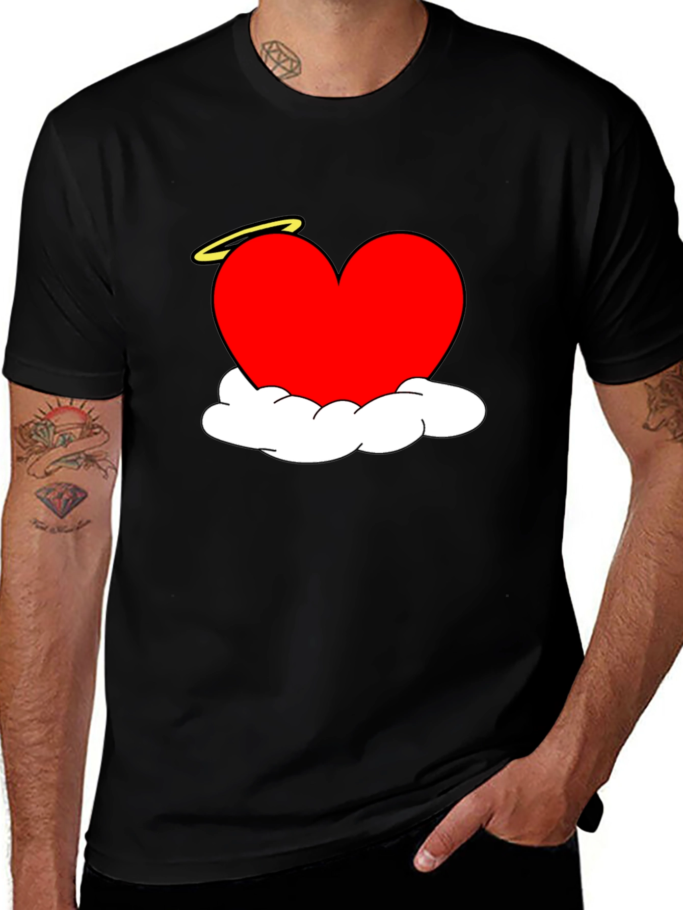Variant 9 of Heart with Halo Graphic T-Shirt