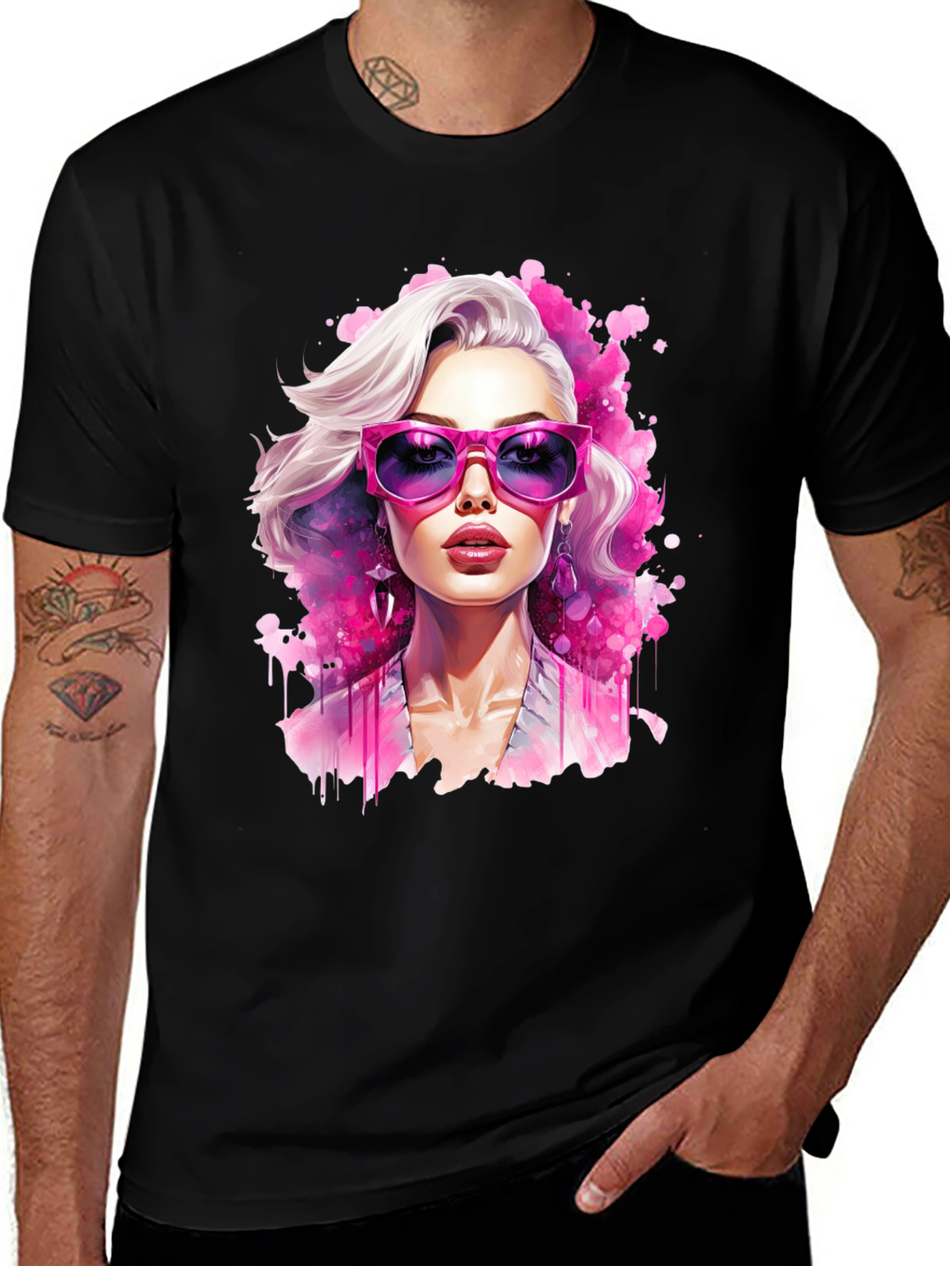 Variant 7 of Stylish Woman Graphic Tee